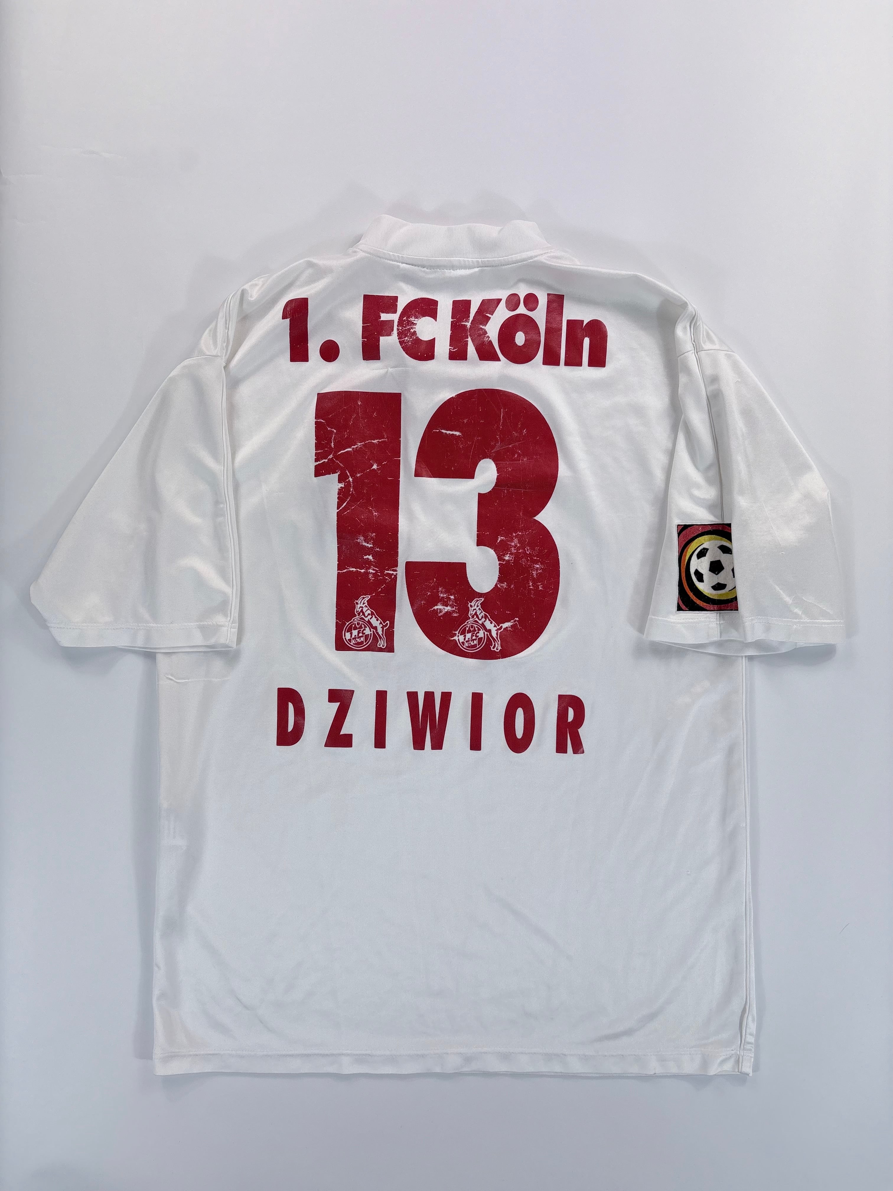 1. FC Köln Heimtrikot 2000/2001 - #13 Dziwior - XL