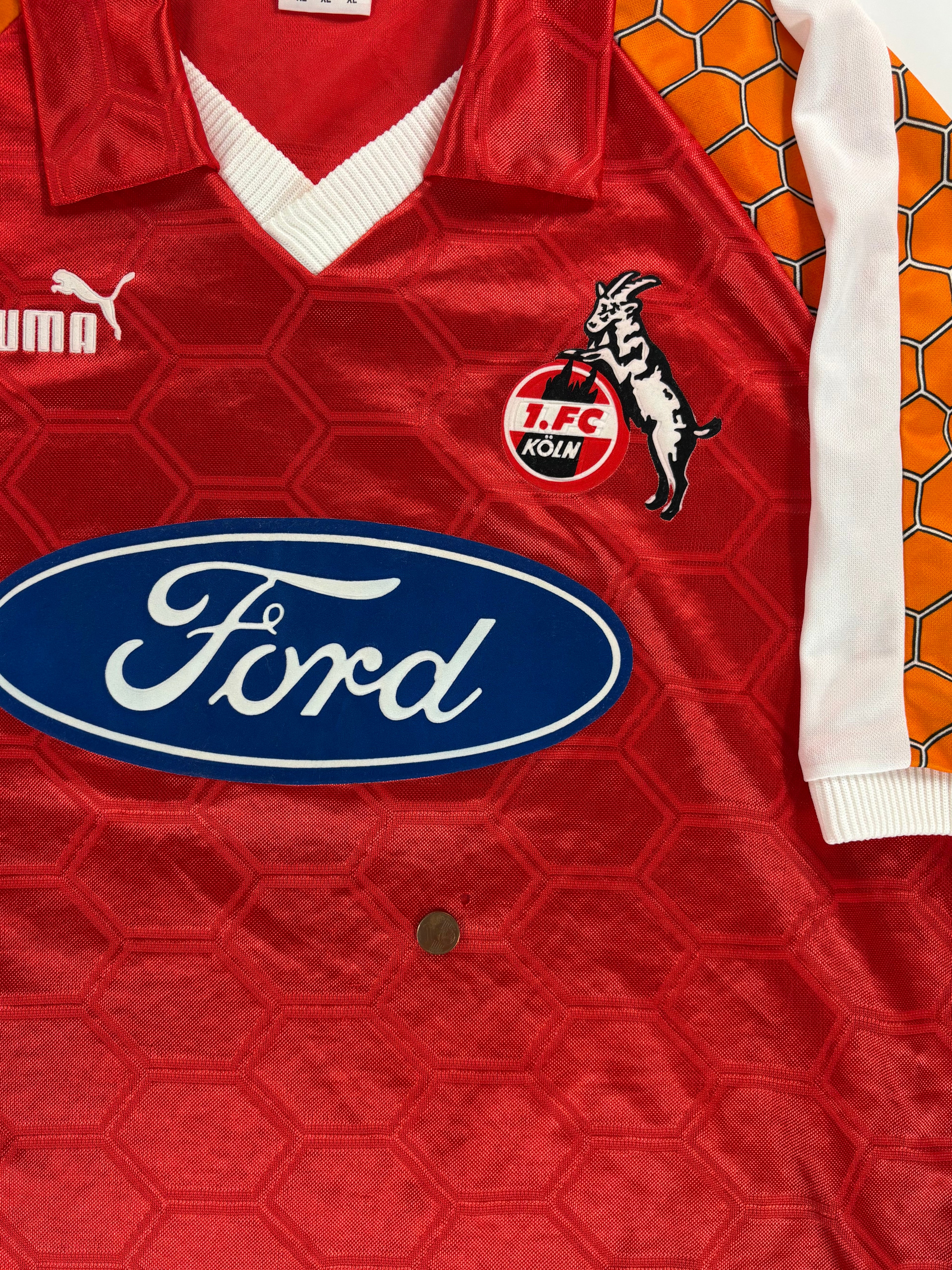 1. FC Köln Heimtrikot 1997/1998 - #13 Gaißmayer - XL