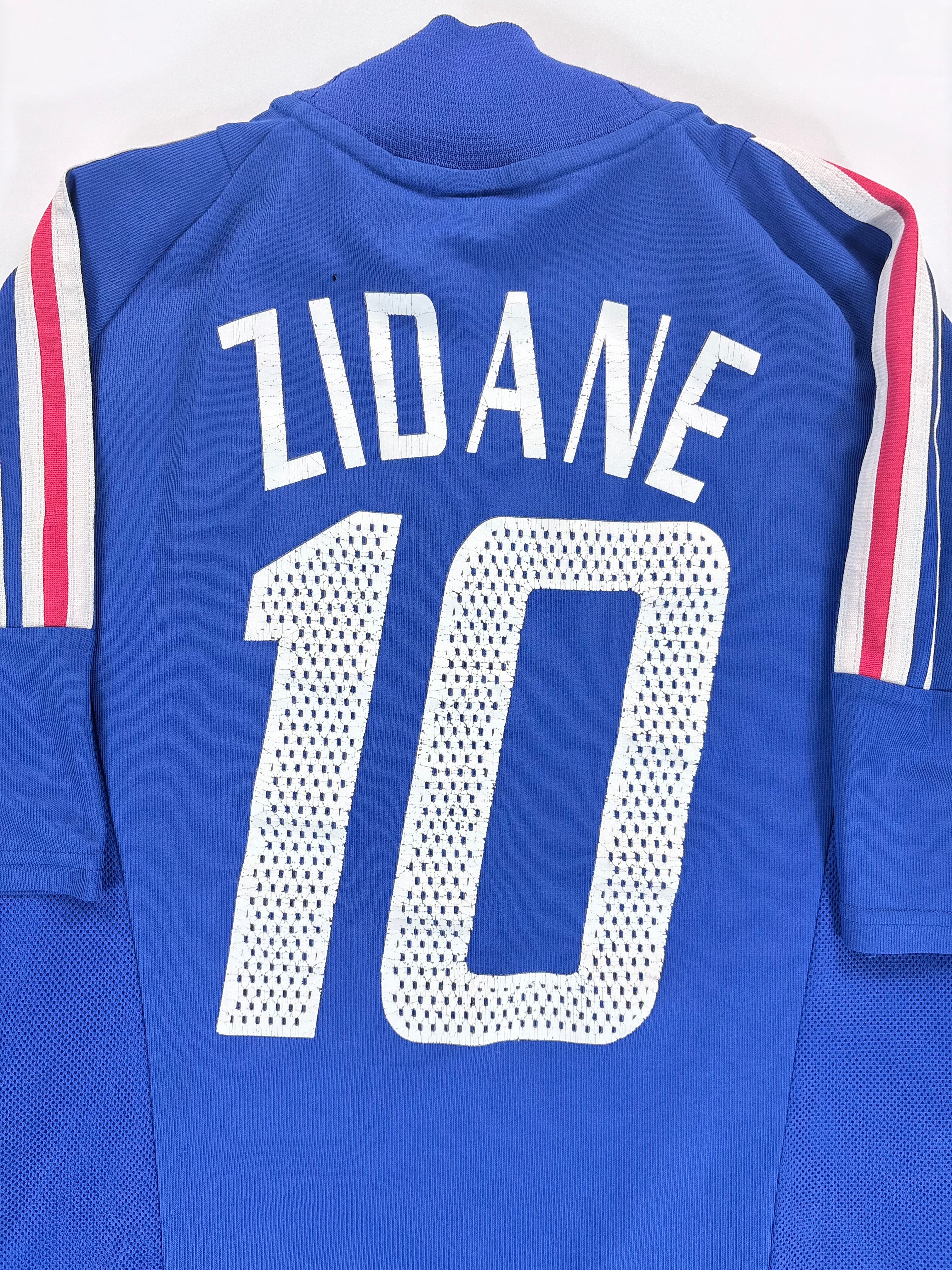 Frankreich Heimtrikot WM 2002 - #10 Zidane - M