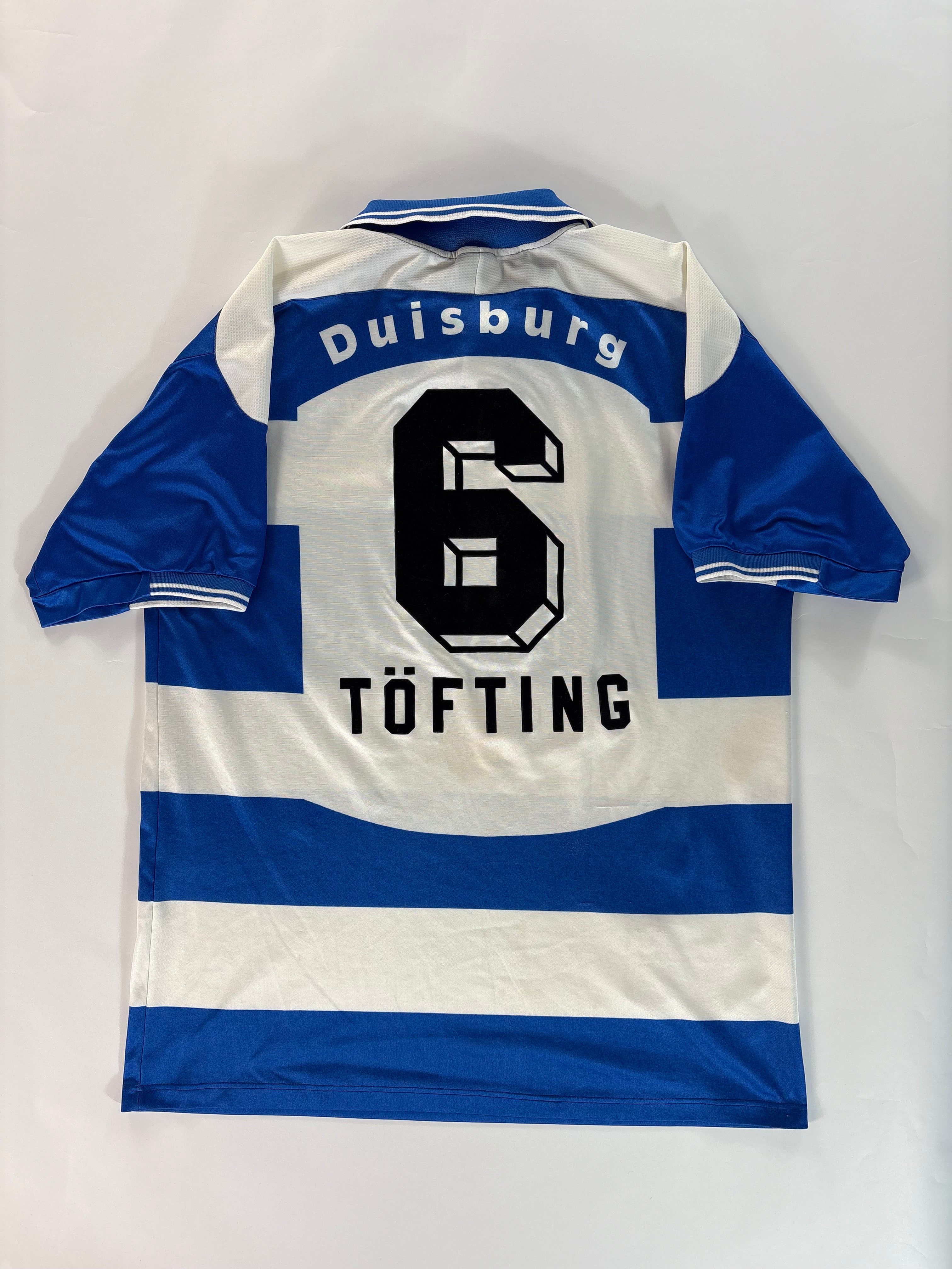 MSV Duisburg Heimtrikot 1999/2000 - #6 Tøfting- XL