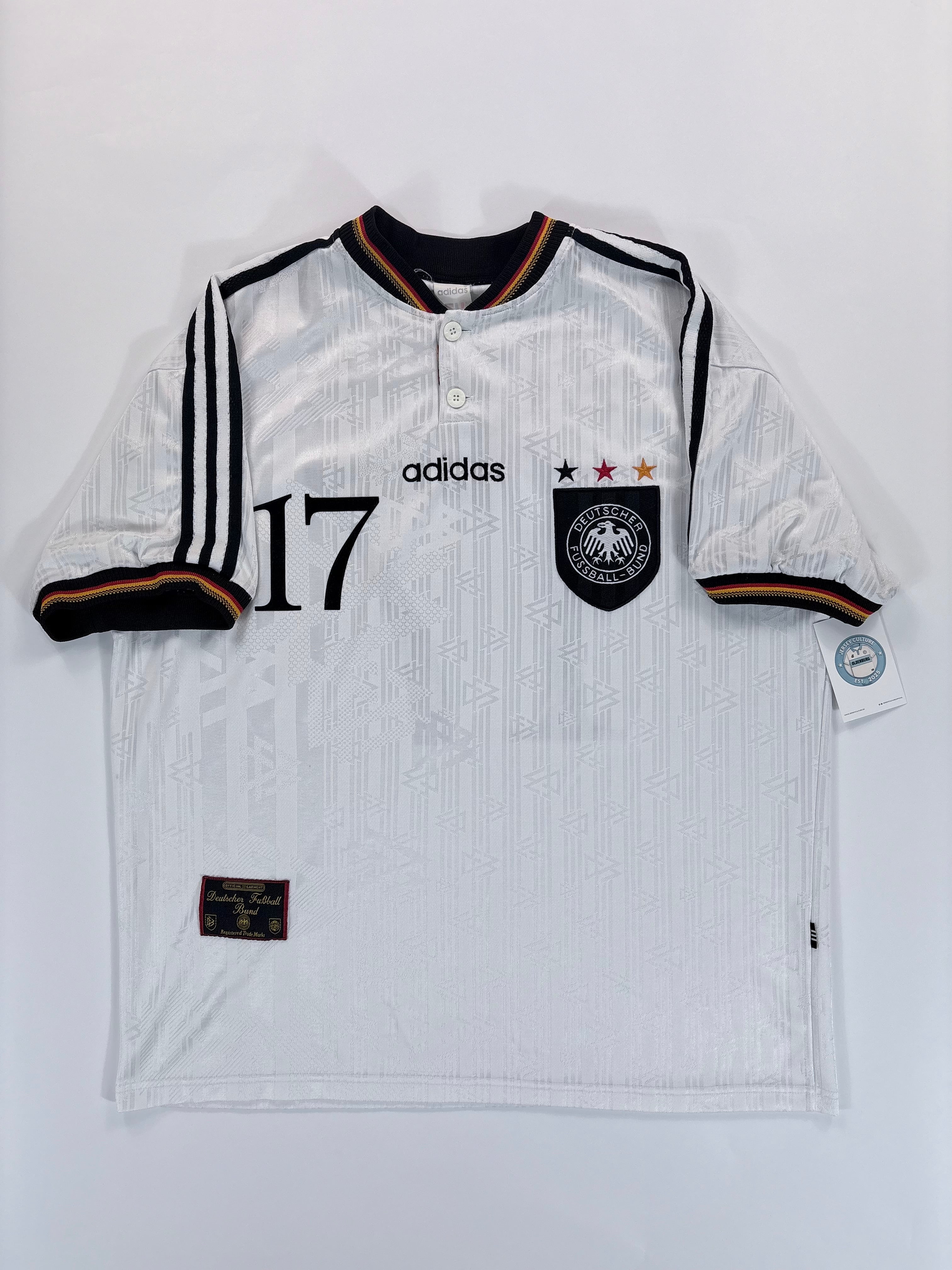 Deutschland Heimtrikot EM 1996 - #17 Ziege - XL