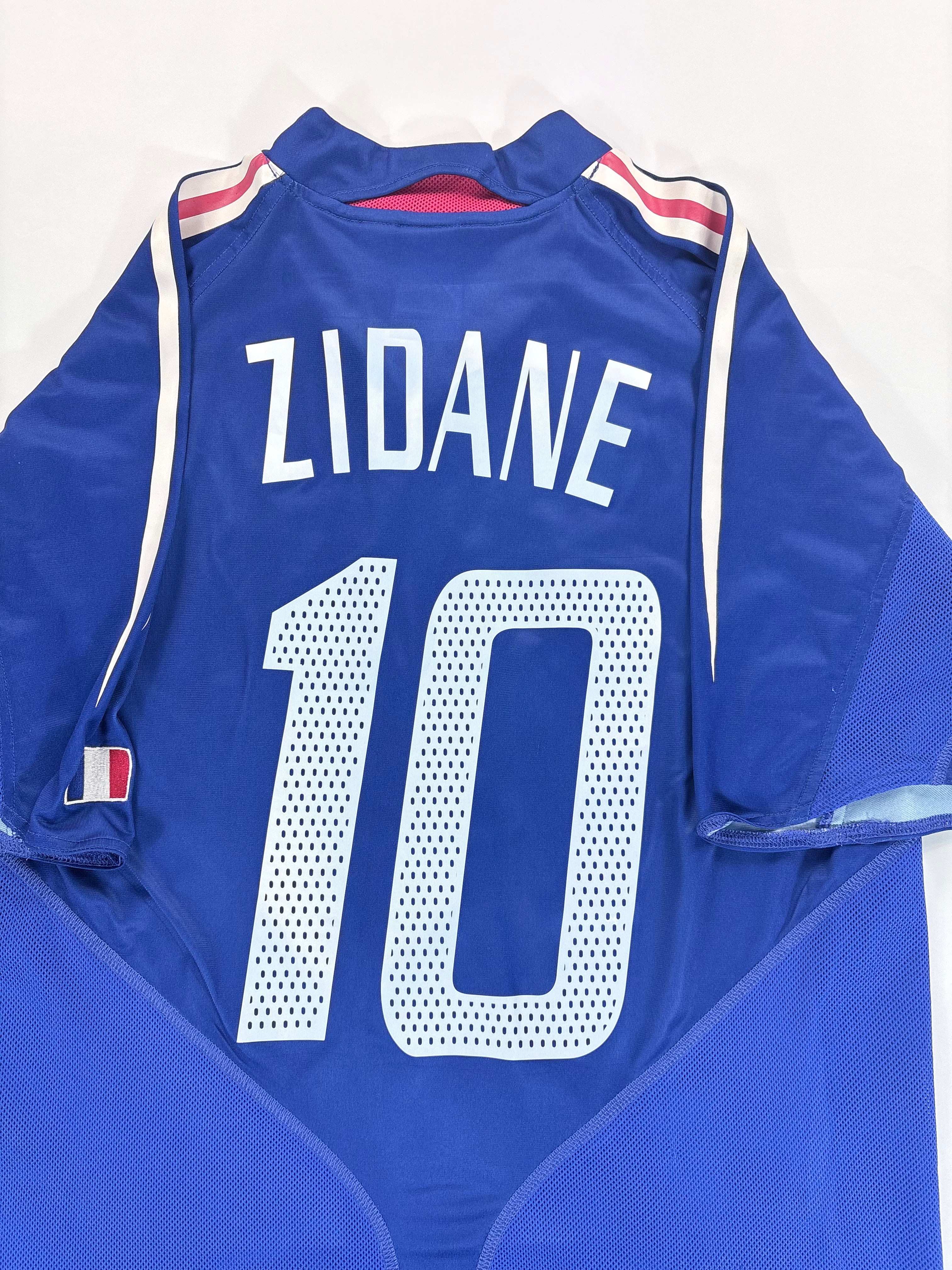 Frankreich Heimtrikot EM 2004 - #10 Zidane - M