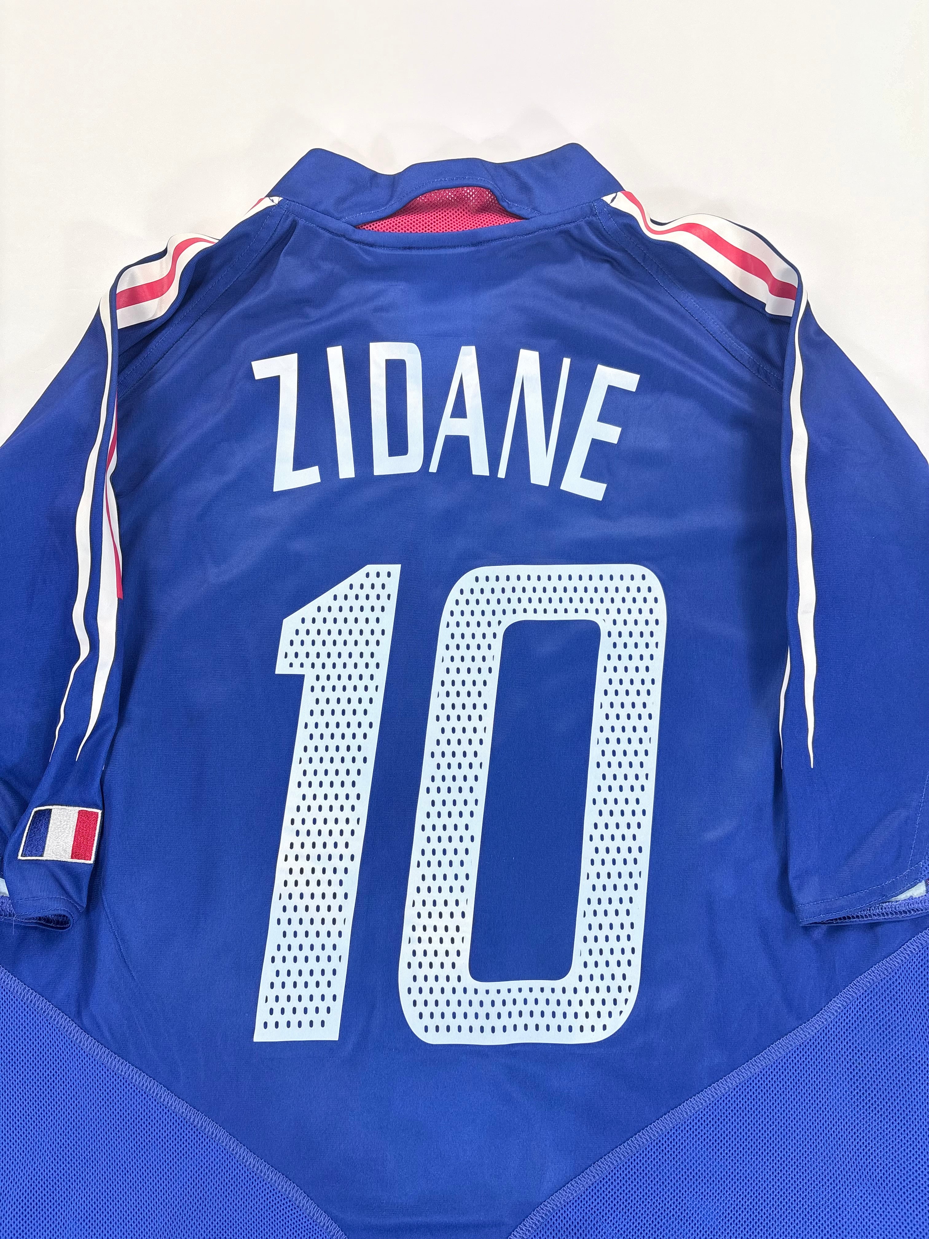 Frankreich Heimtrikot EM 2004 - #10 Zidane - XL