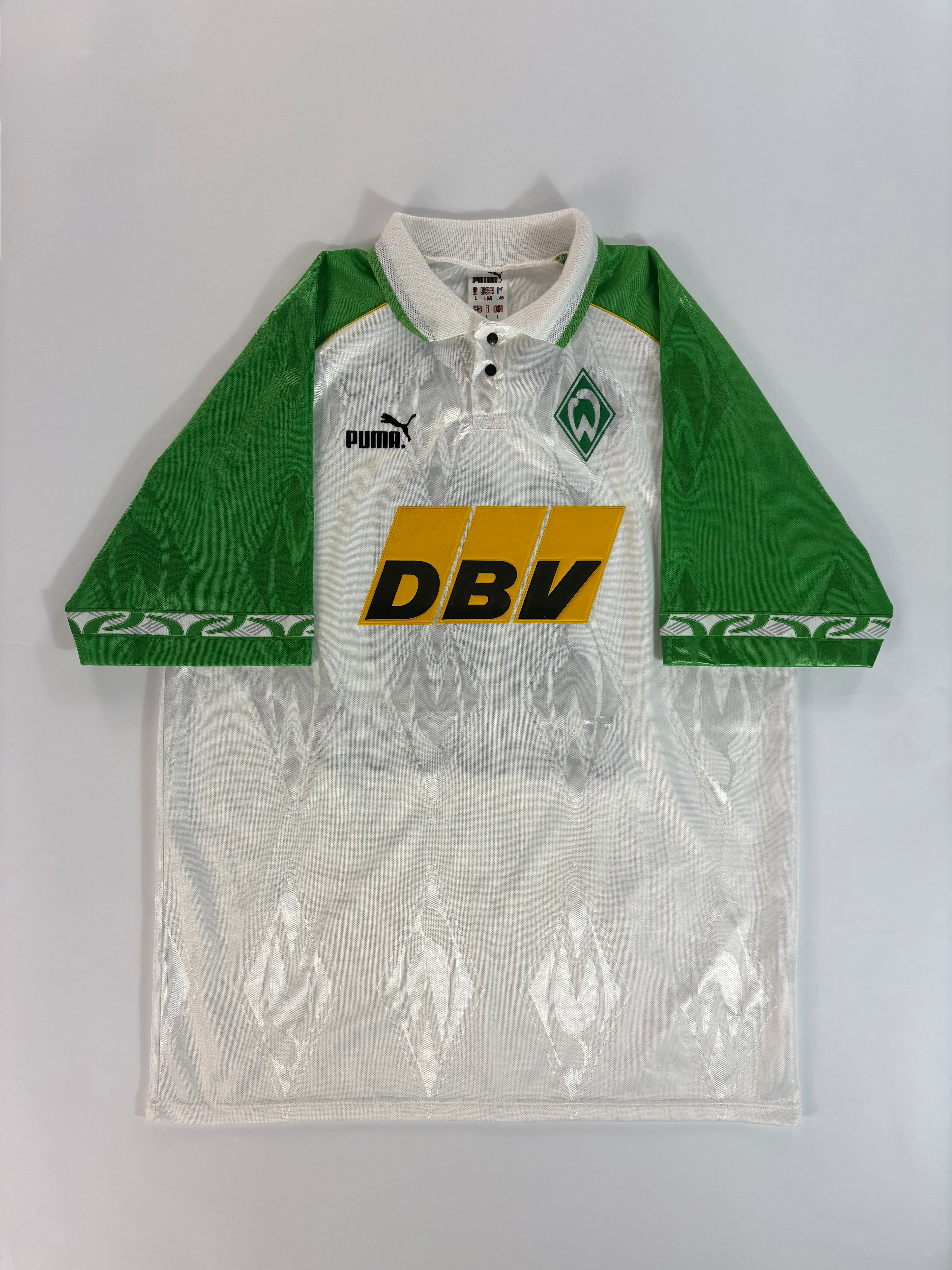 Werder Bremen Heimtrikot 1995/1996 - #10 Cardoso - L