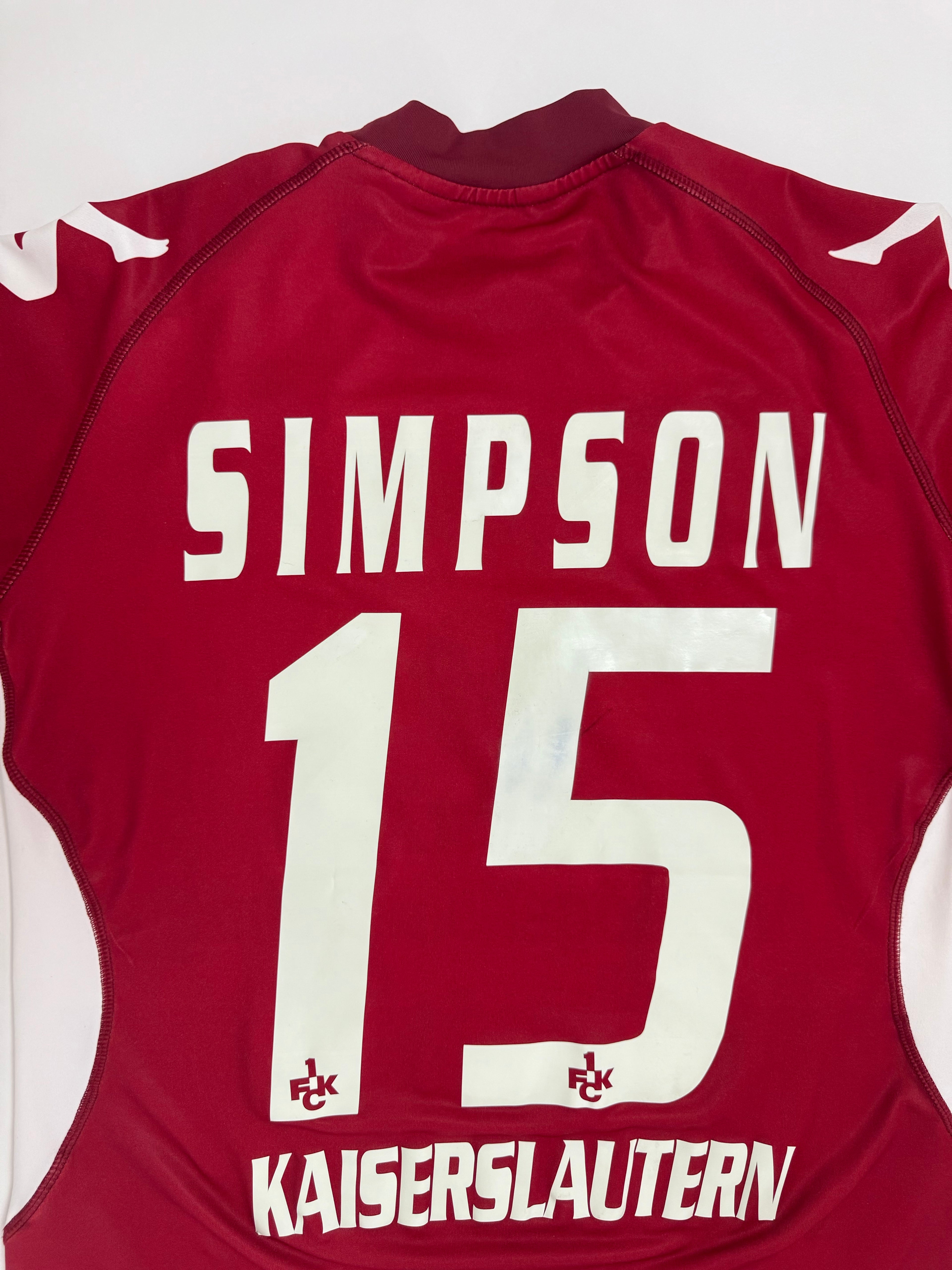 1. FC Kaiserslautern Heim 06/07 - #15 Simpson - S