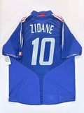 Frankreich Heimtrikot EM 2004 - #10 Zidane - XL