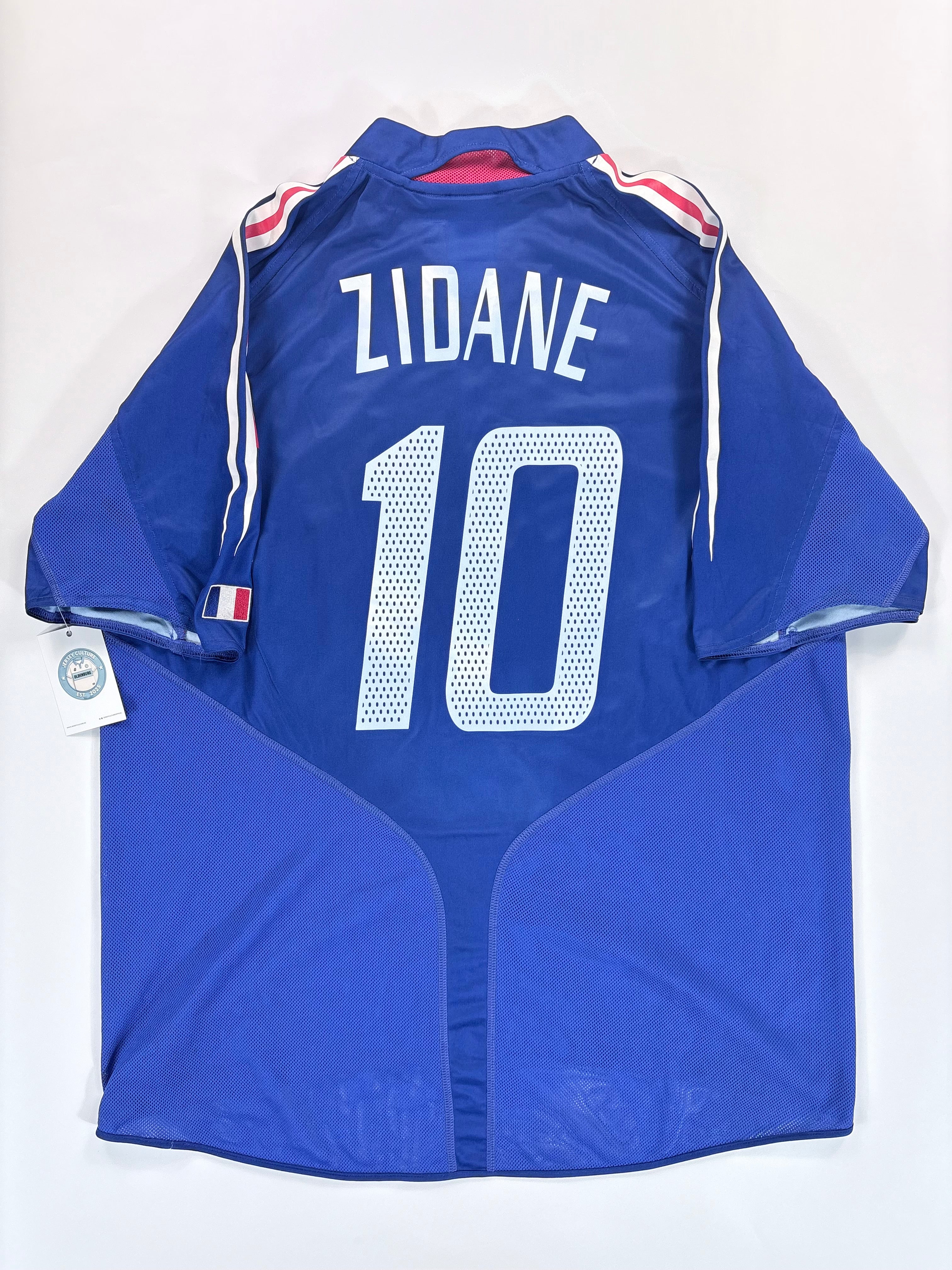 Frankreich Heimtrikot EM 2004 - #10 Zidane - XL