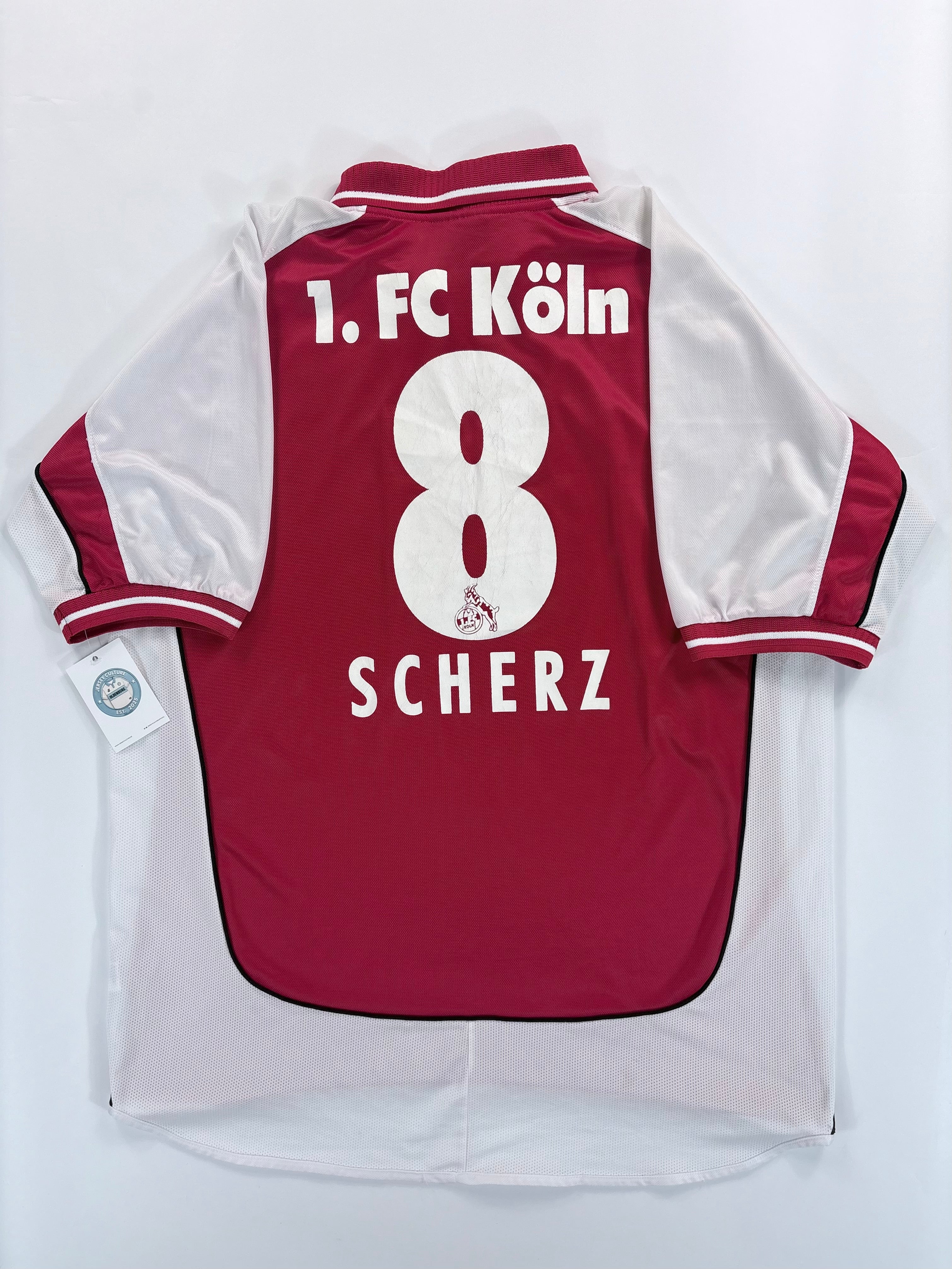 1. FC Köln Heimtrikot 2002/2003 - #8 Scherz - XXL