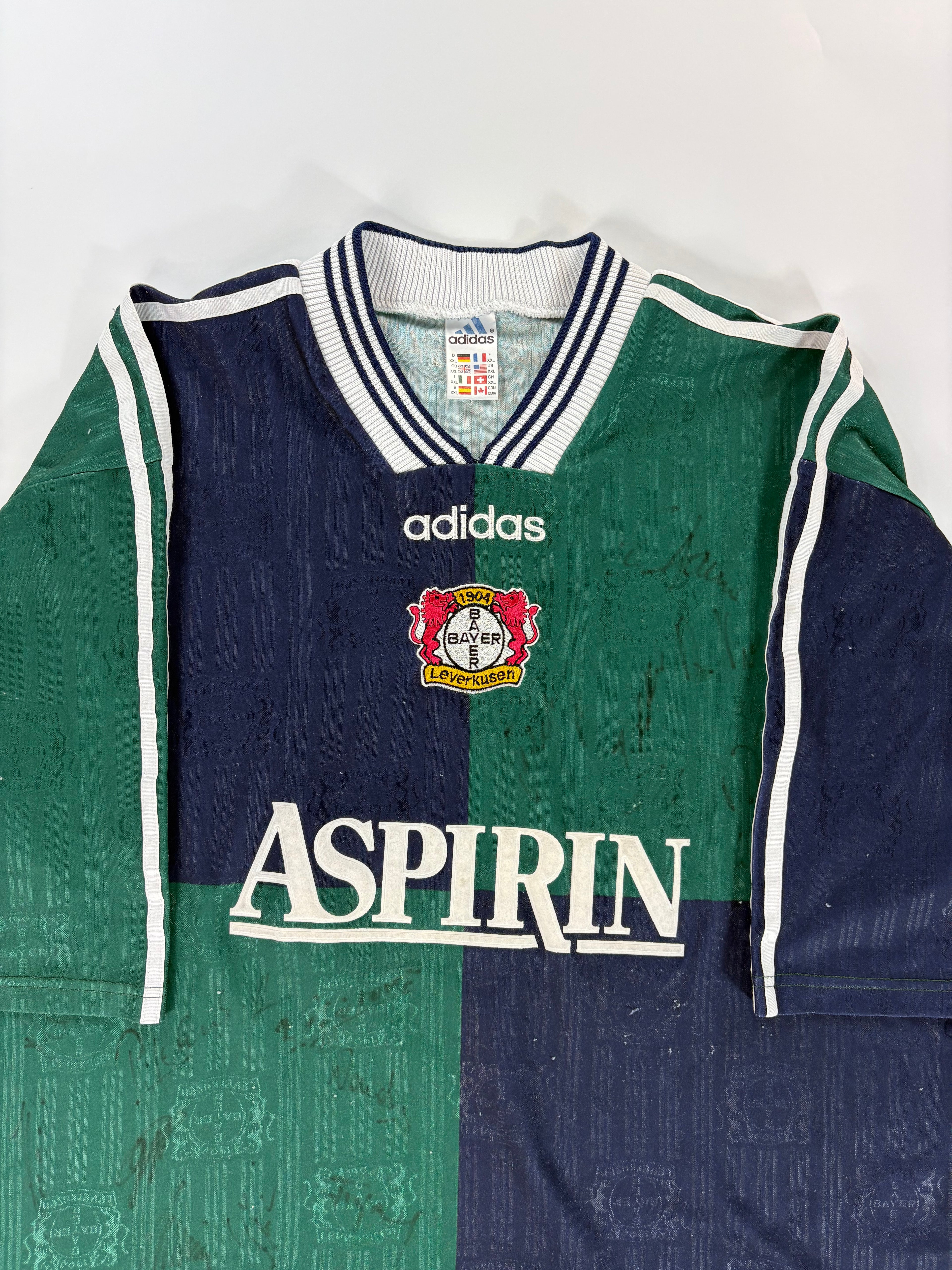 Bayer 04 Leverkusen Auswärtstrikot 1997/1998 - XXL