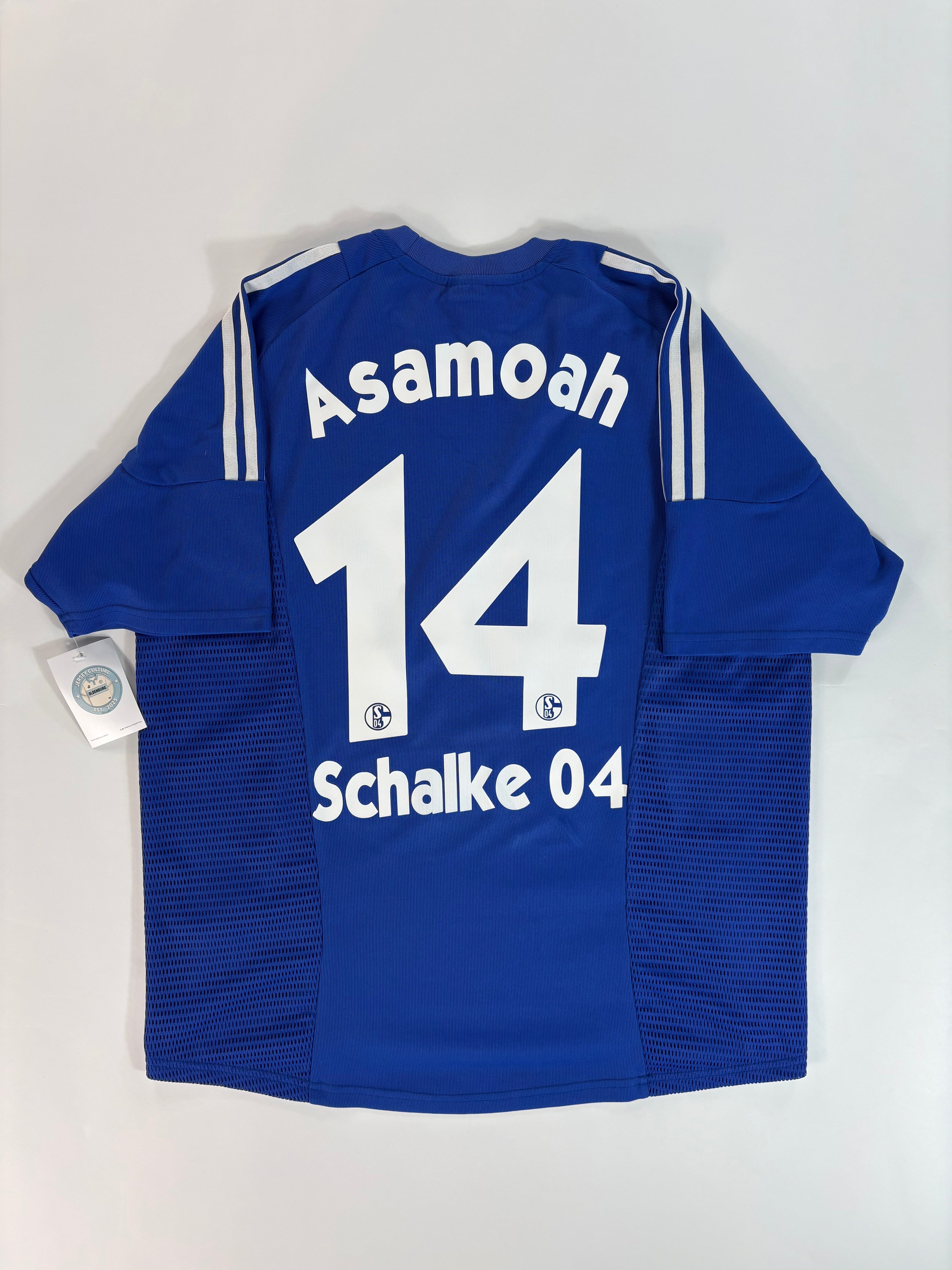 Schalke 04 Heimtrikot 2002/2003 - #14 Asamoah - L
