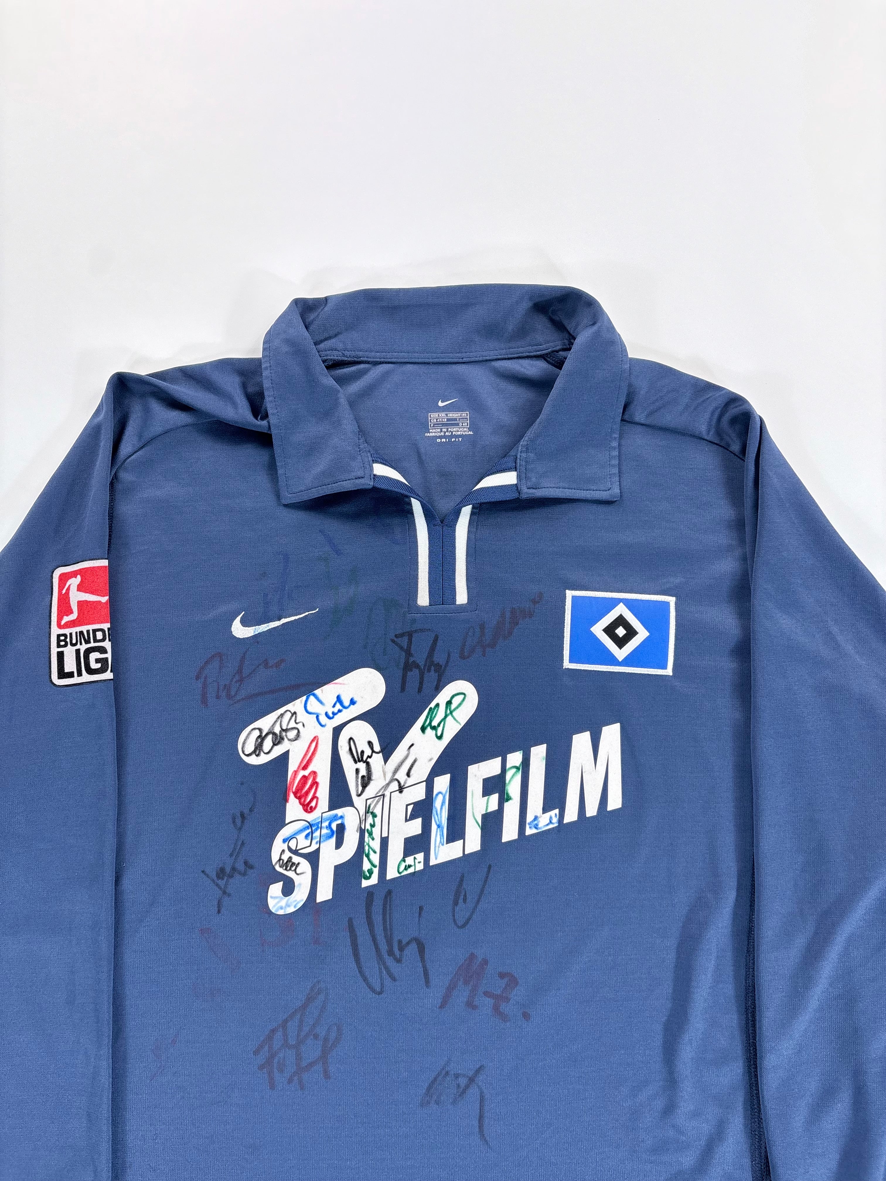 Hamburger SV Auswärtstrikot 2001/2002 - #13 Christensen - XXL - Matchworn