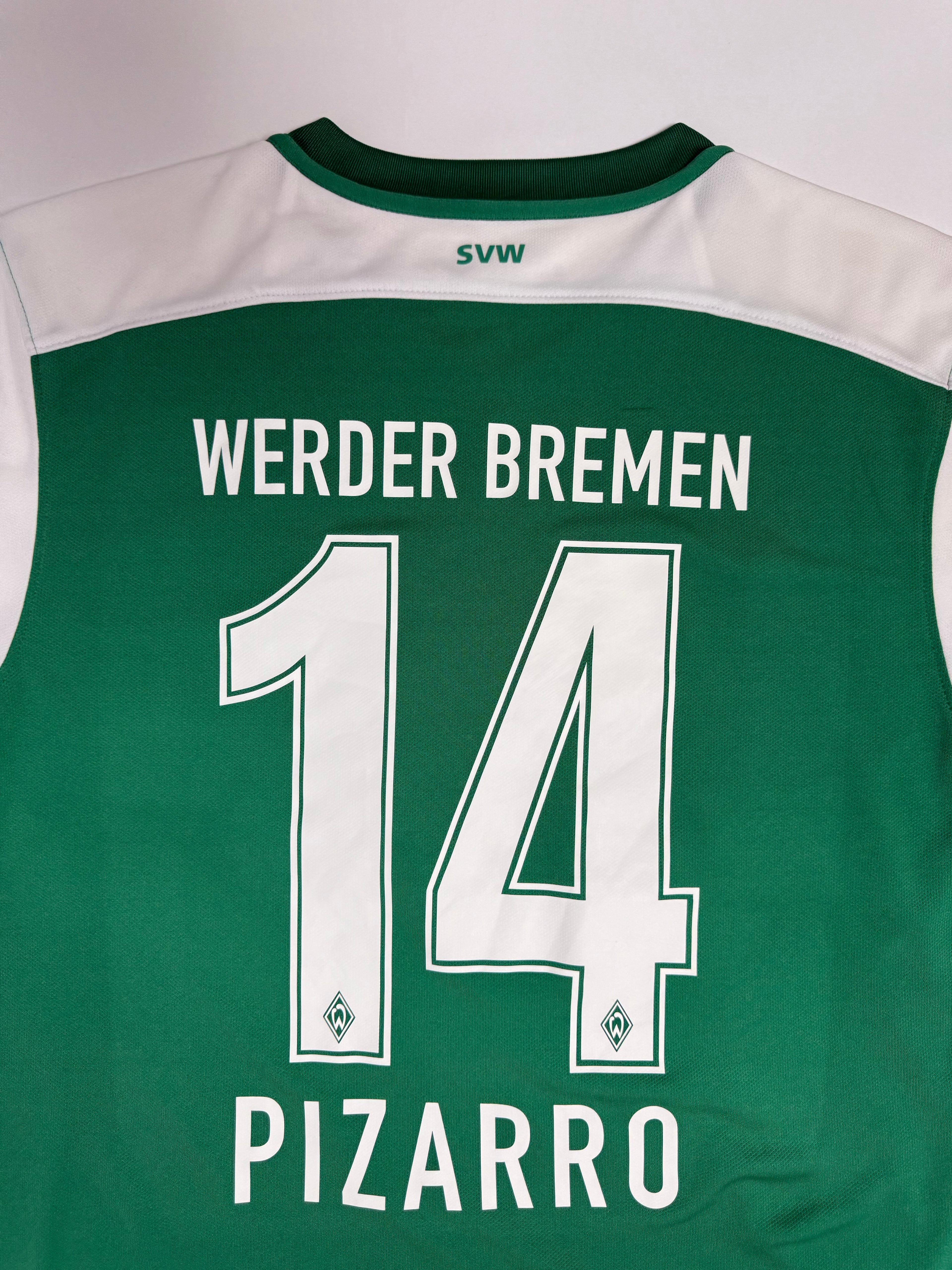 Werder Bremen Heimtrikot 15/16 - #14 Pizarro - M