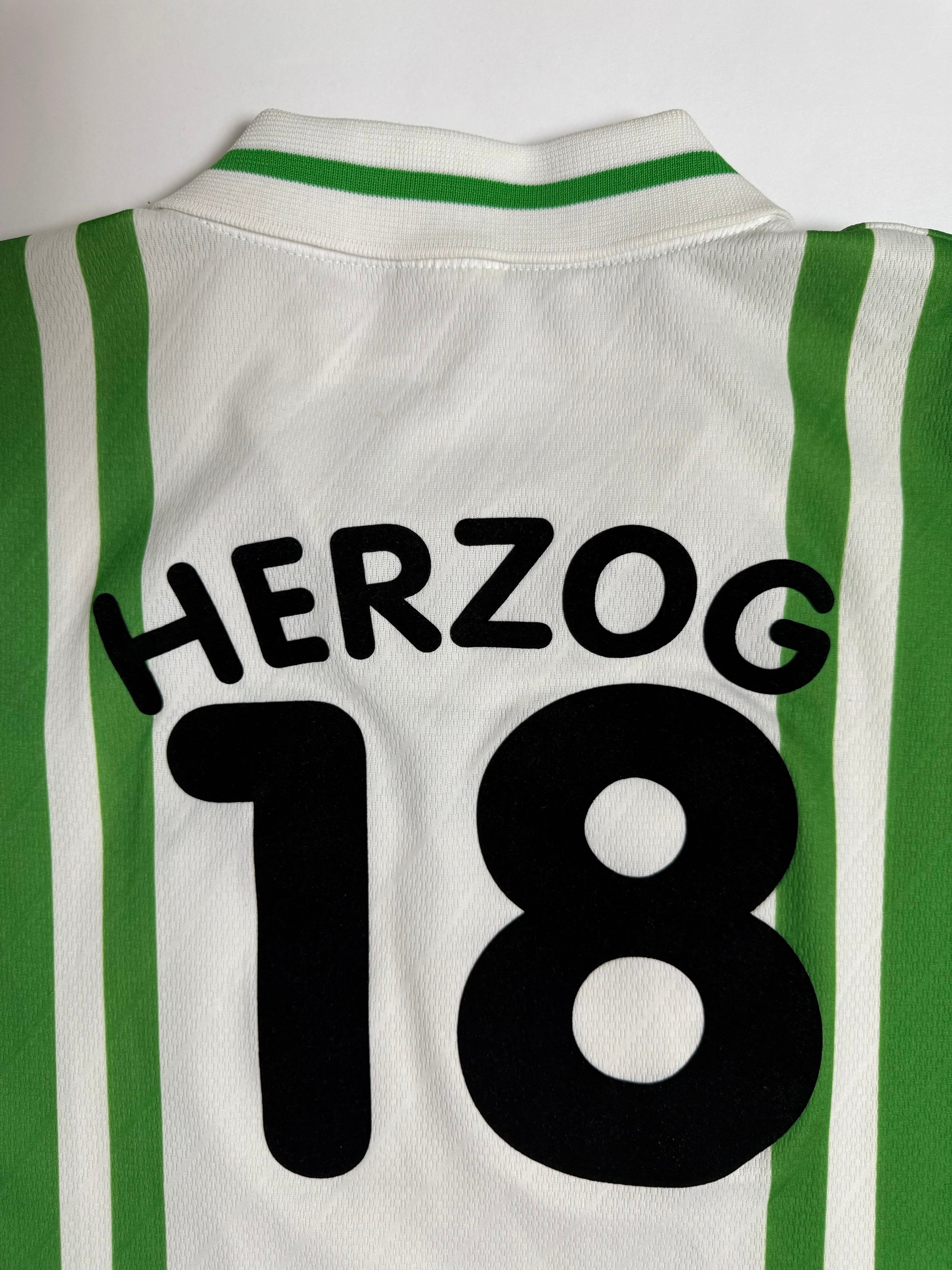 Werder Bremen Heimtrikot 96/97 - #18 Herzog - XL