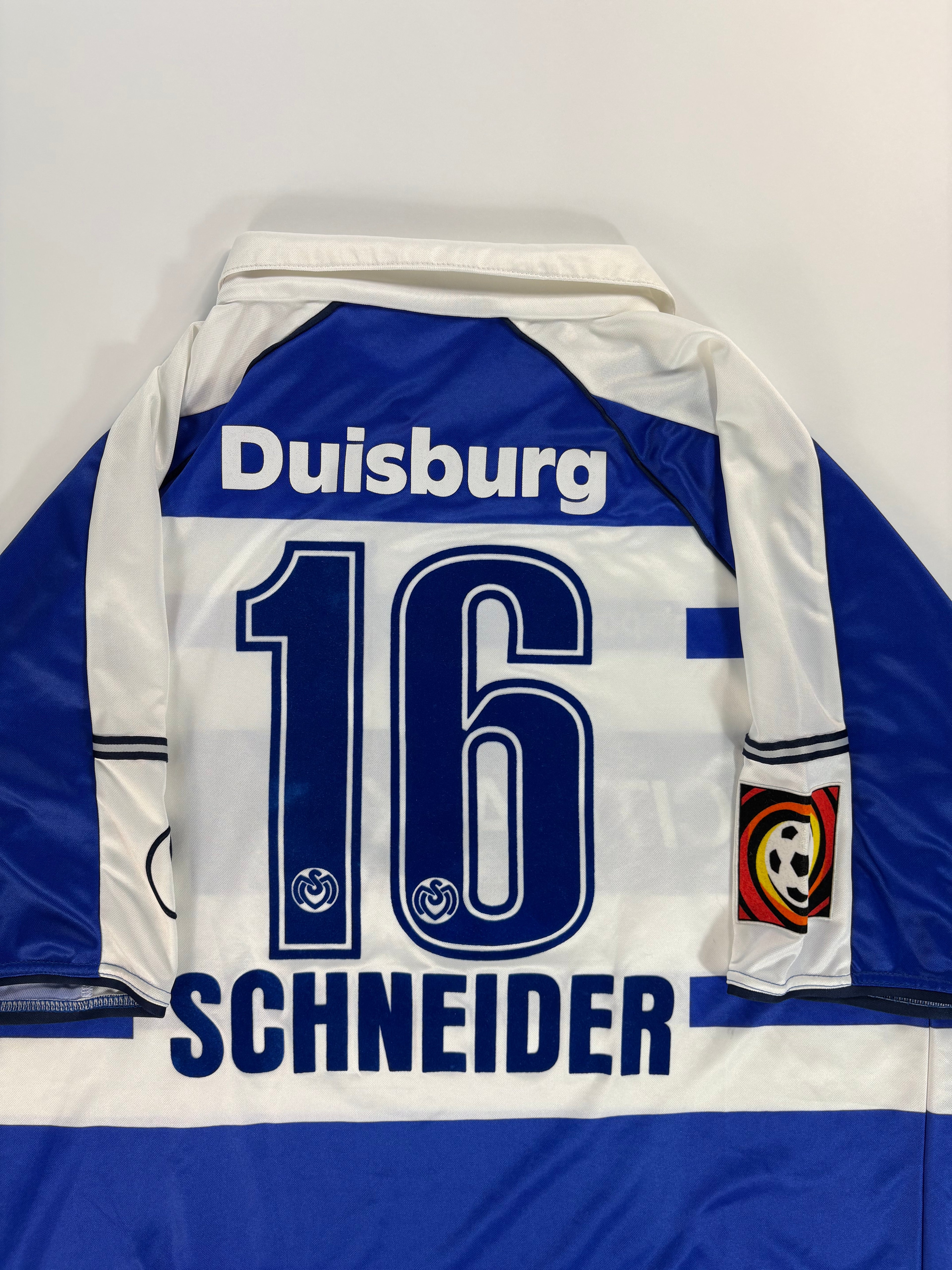MSV Duisburg Heimtrikot 2000/2001 - #16 Schneider - XL