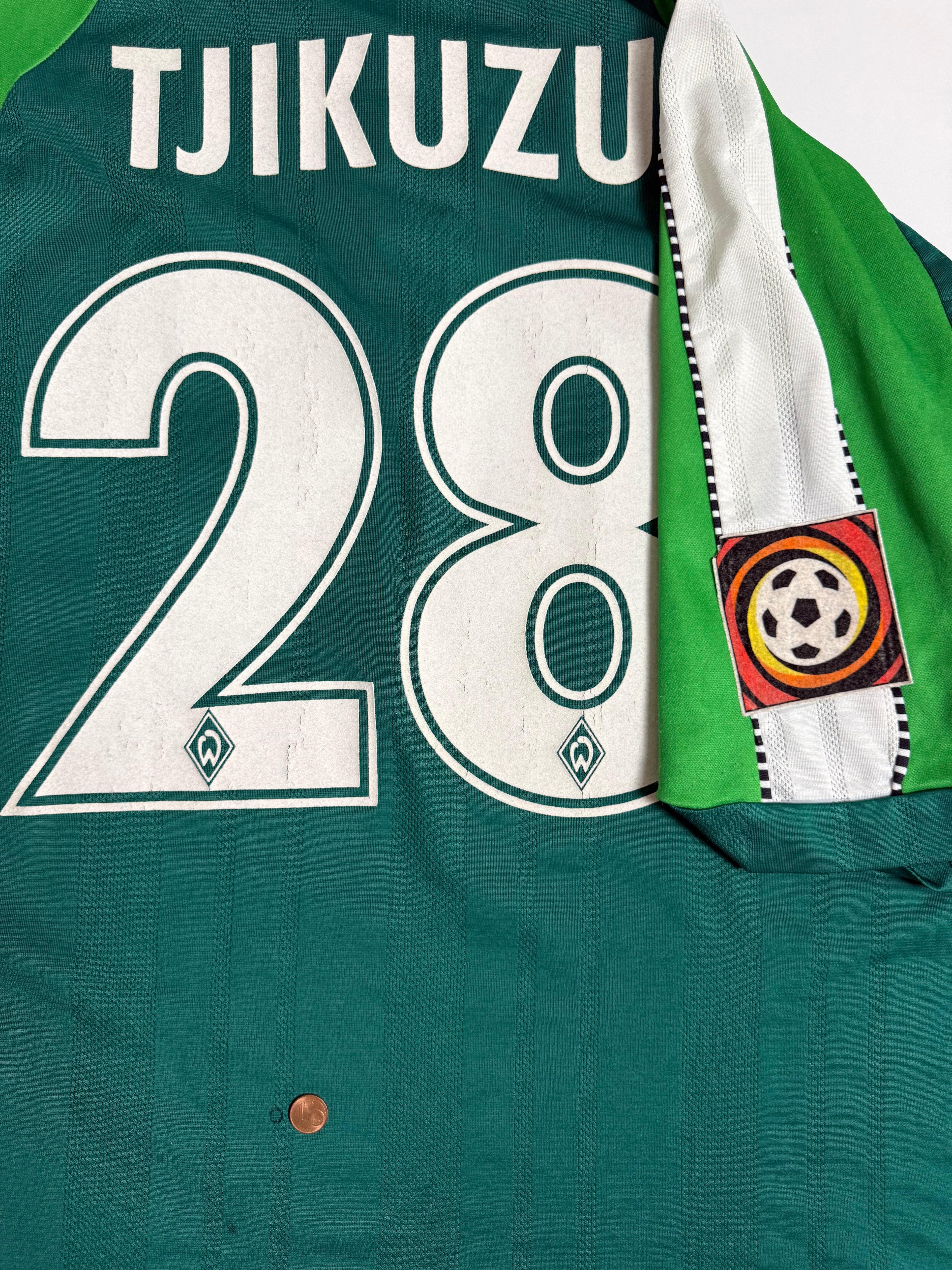Werder Bremen Auswärtstrikot 98/99 - #Tjikuzu - XXL