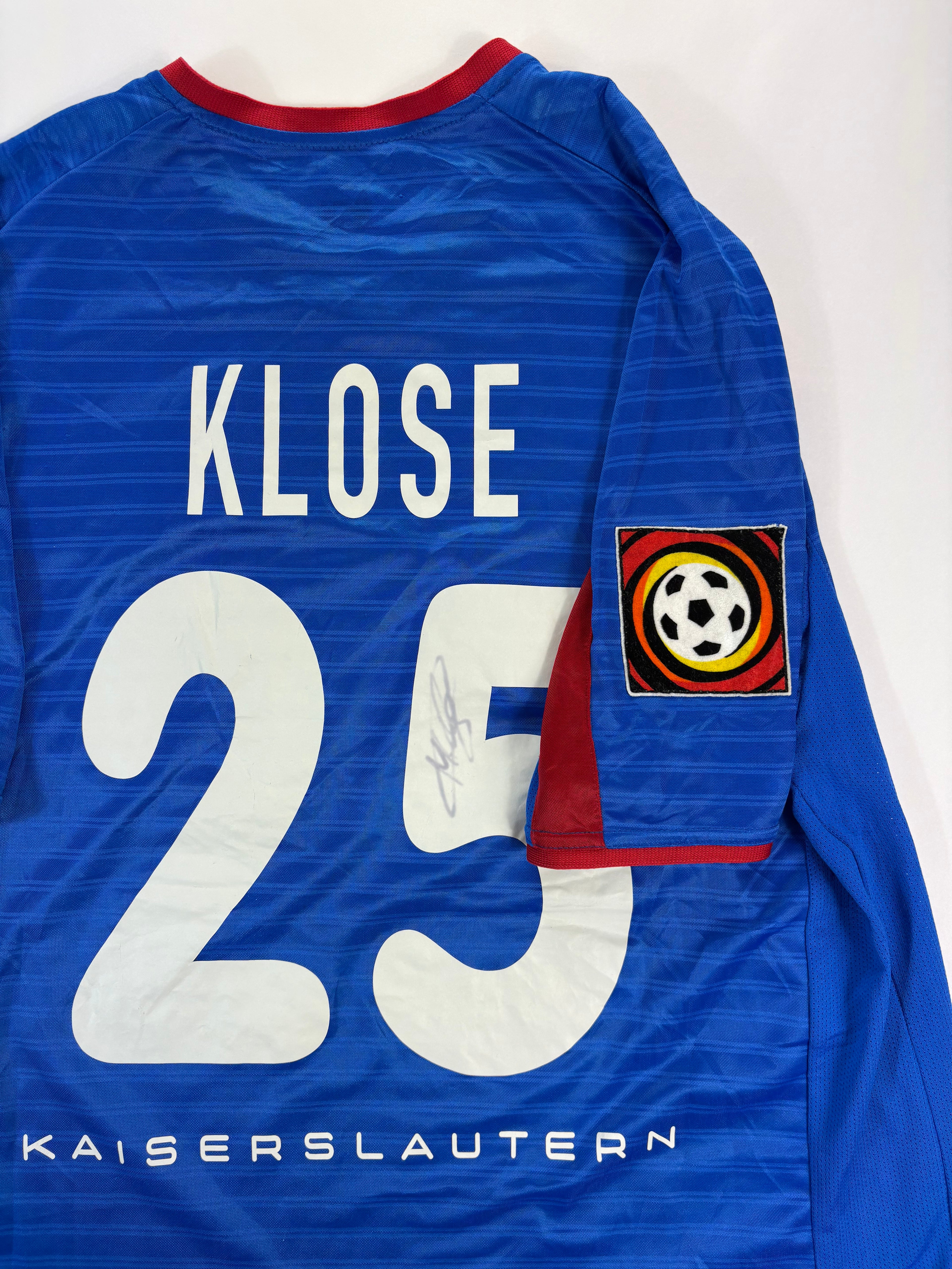 1. FC Kaiserslautern Auswärtstrikot 2001/2002 - #25 Klose - L - Matchworn