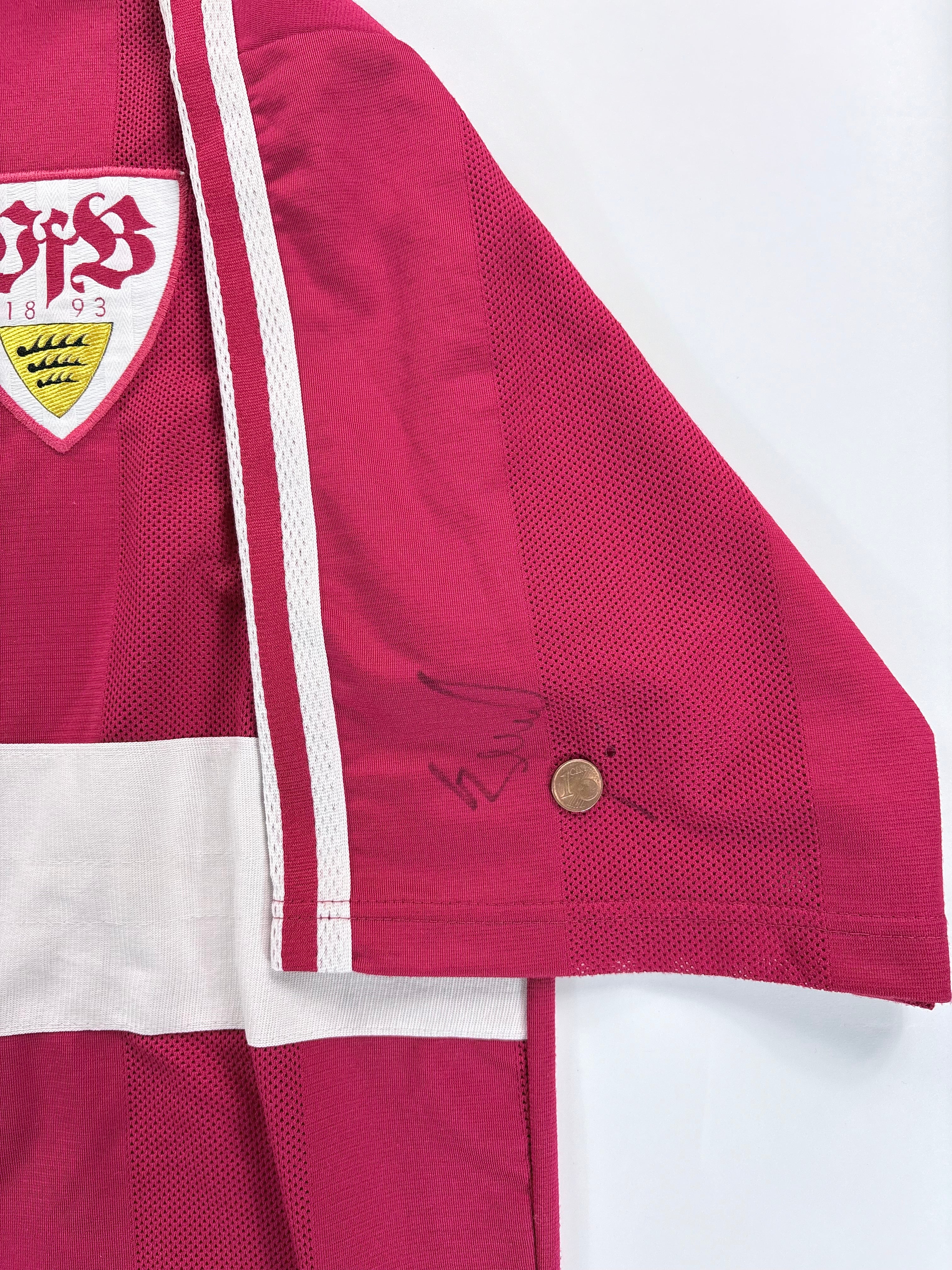 VfB Stuttgart Auswärtstrikot 1996/1997 - #11 Bobic - XXL
