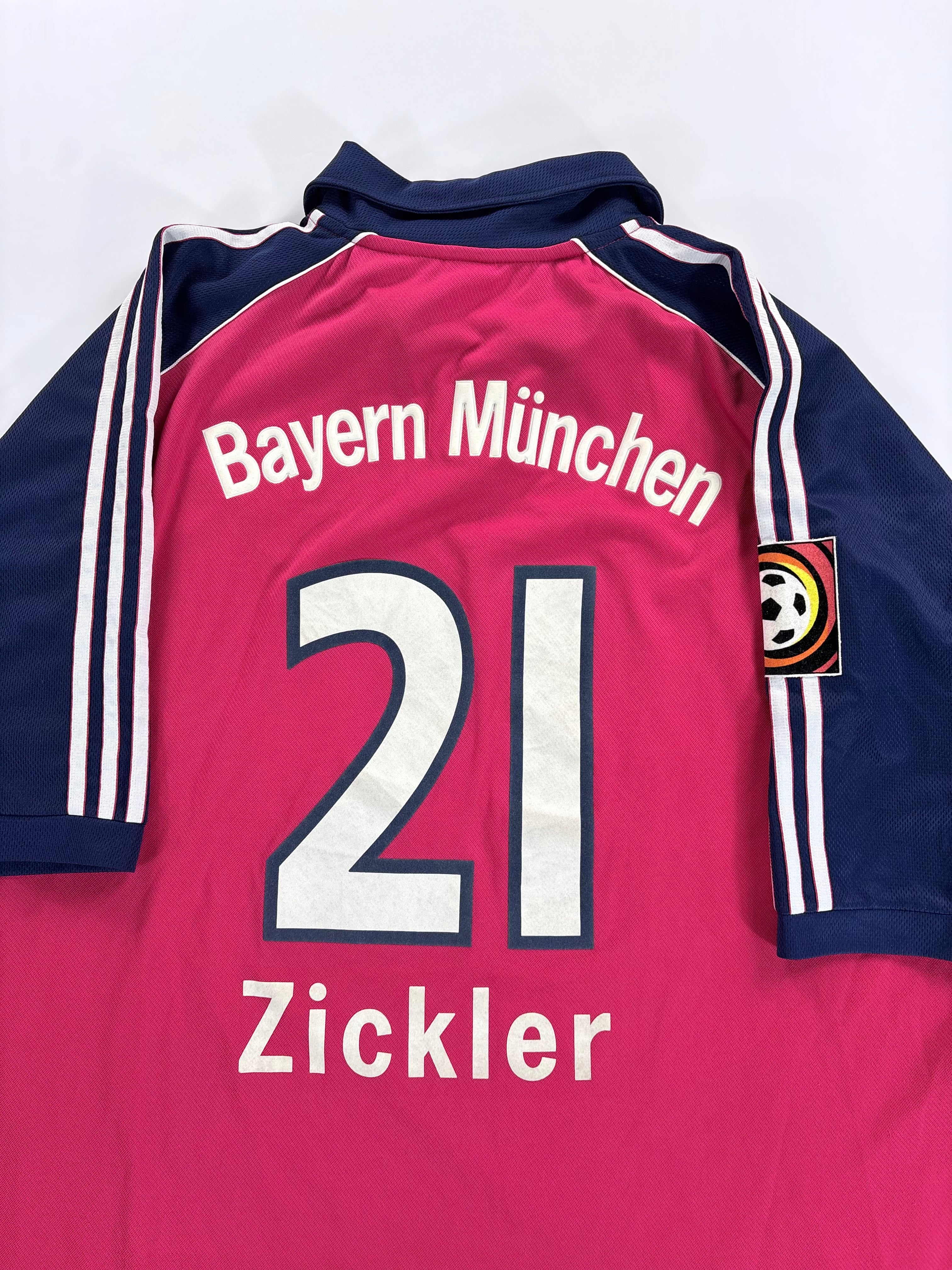 Bayern München Heimtrikot 2000/2001 - #21 Zickler - XXL