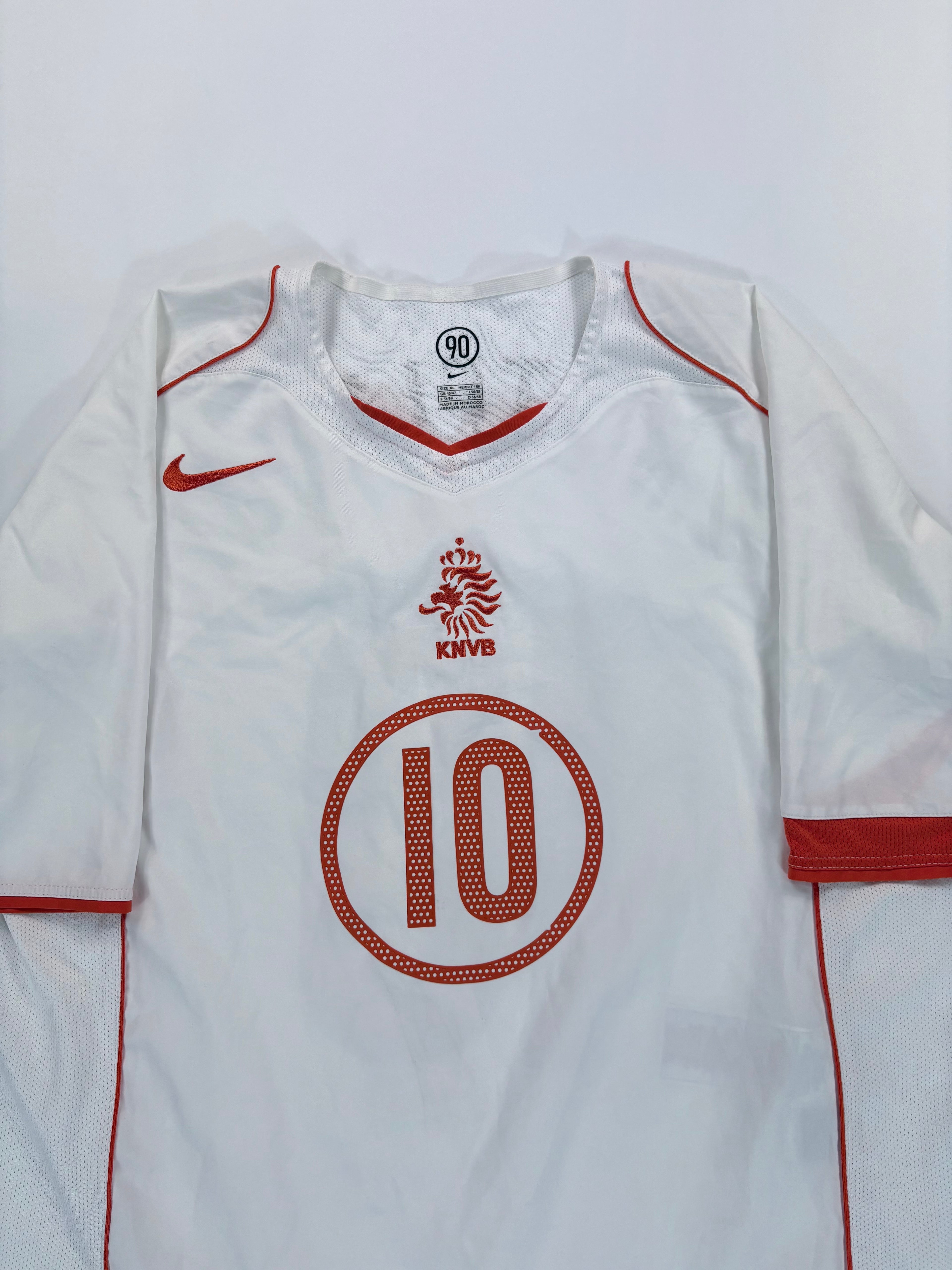 Niederlande Auswärtstrikot EM 2004 - #10 van Nistelrooy - XL