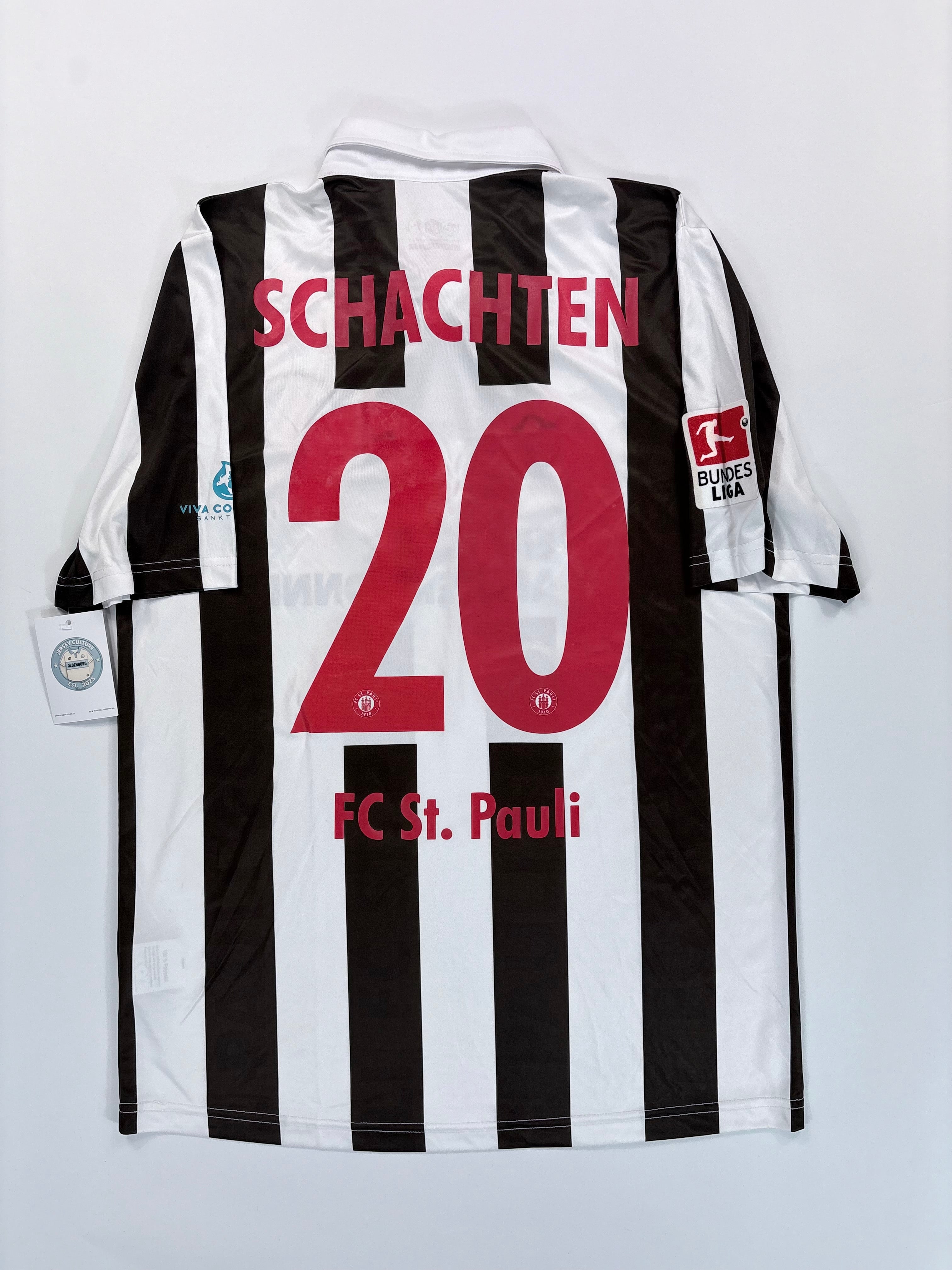 St. Pauli Heimtrikot 2011/2012 - #20 Schachten - L - Matchworn