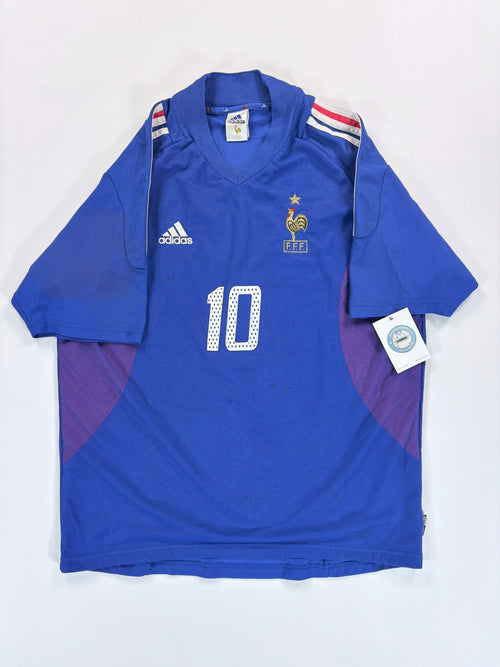 Frankreich Heimtrikot WM 2002 - #10 Zidane - L