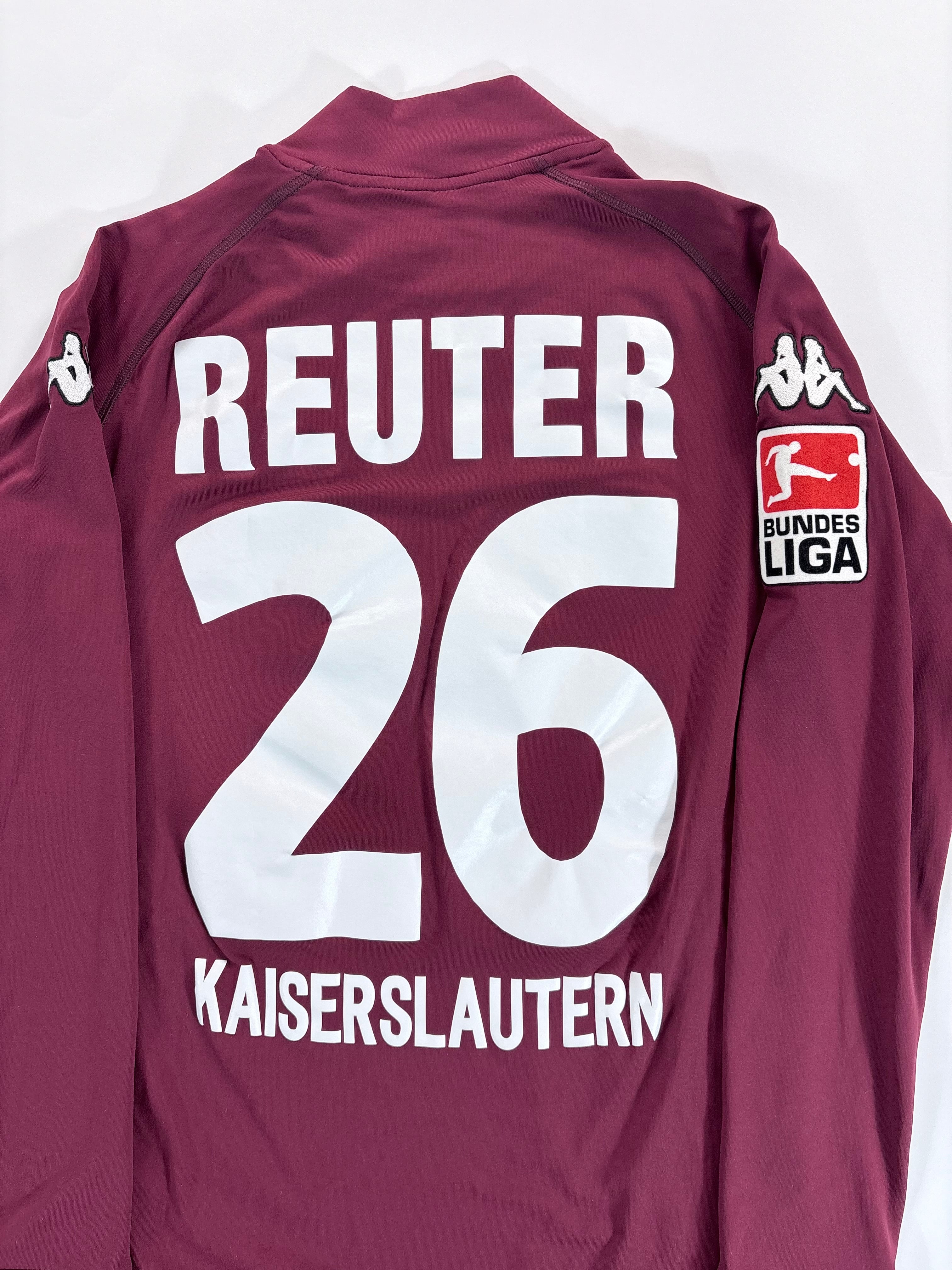 1. FC Kaiserslautern Heimtrikot 2003/2004 - #26 Reuter - L (M) - Matchworn