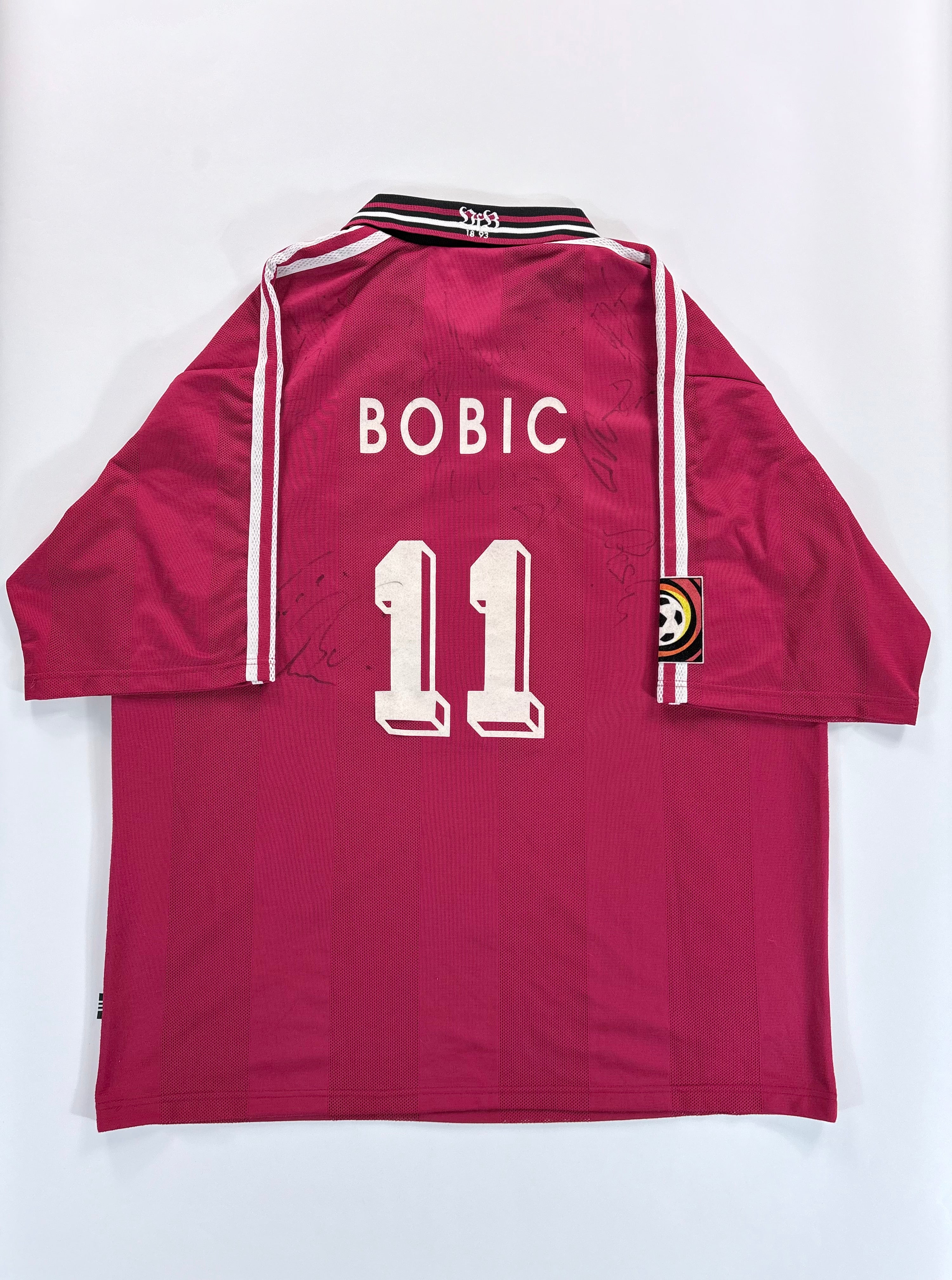 VfB Stuttgart Auswärtstrikot 1996/1997 - #11 Bobic - XXL