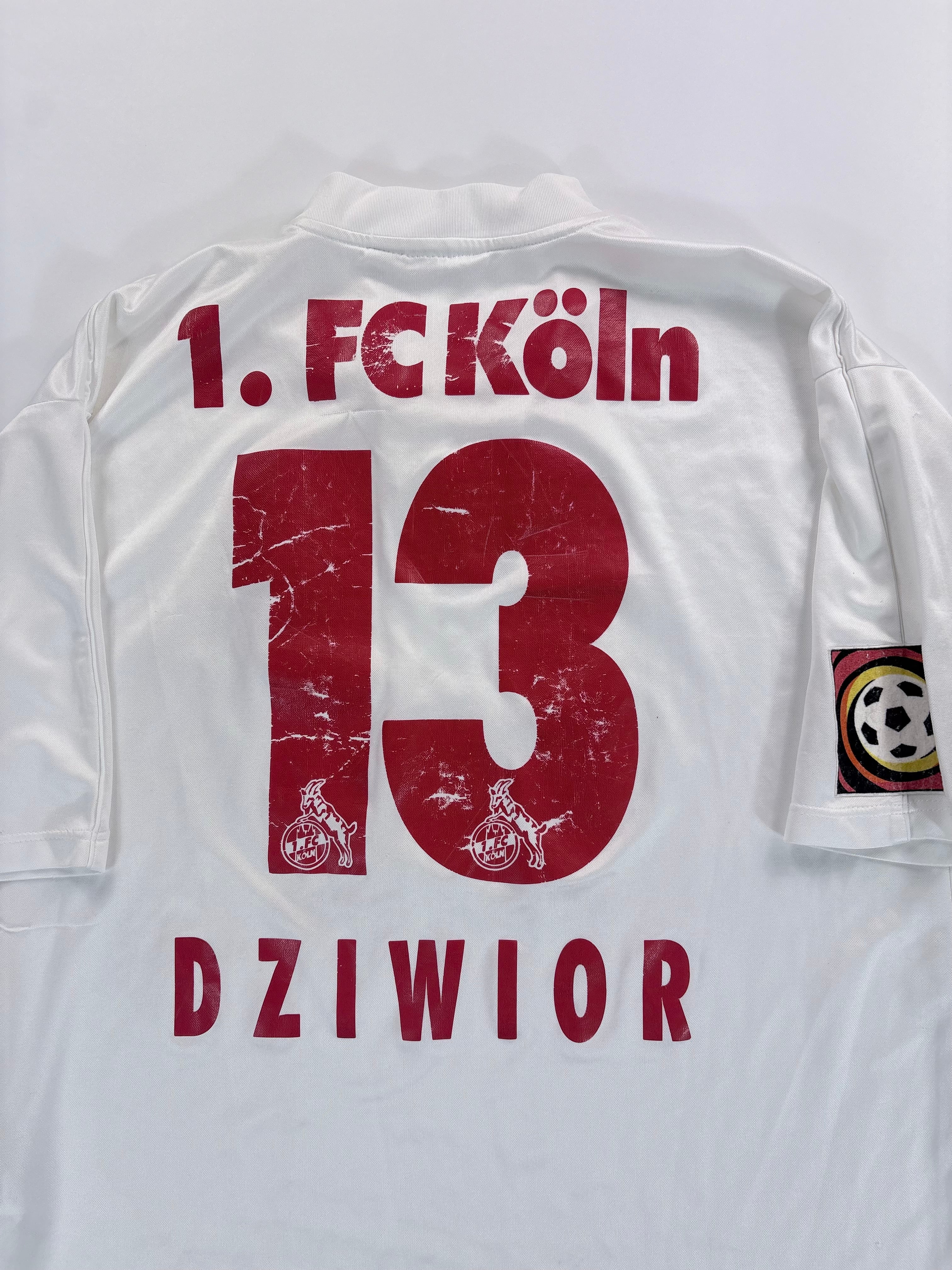 1. FC Köln Heimtrikot 2000/2001 - #13 Dziwior - XL