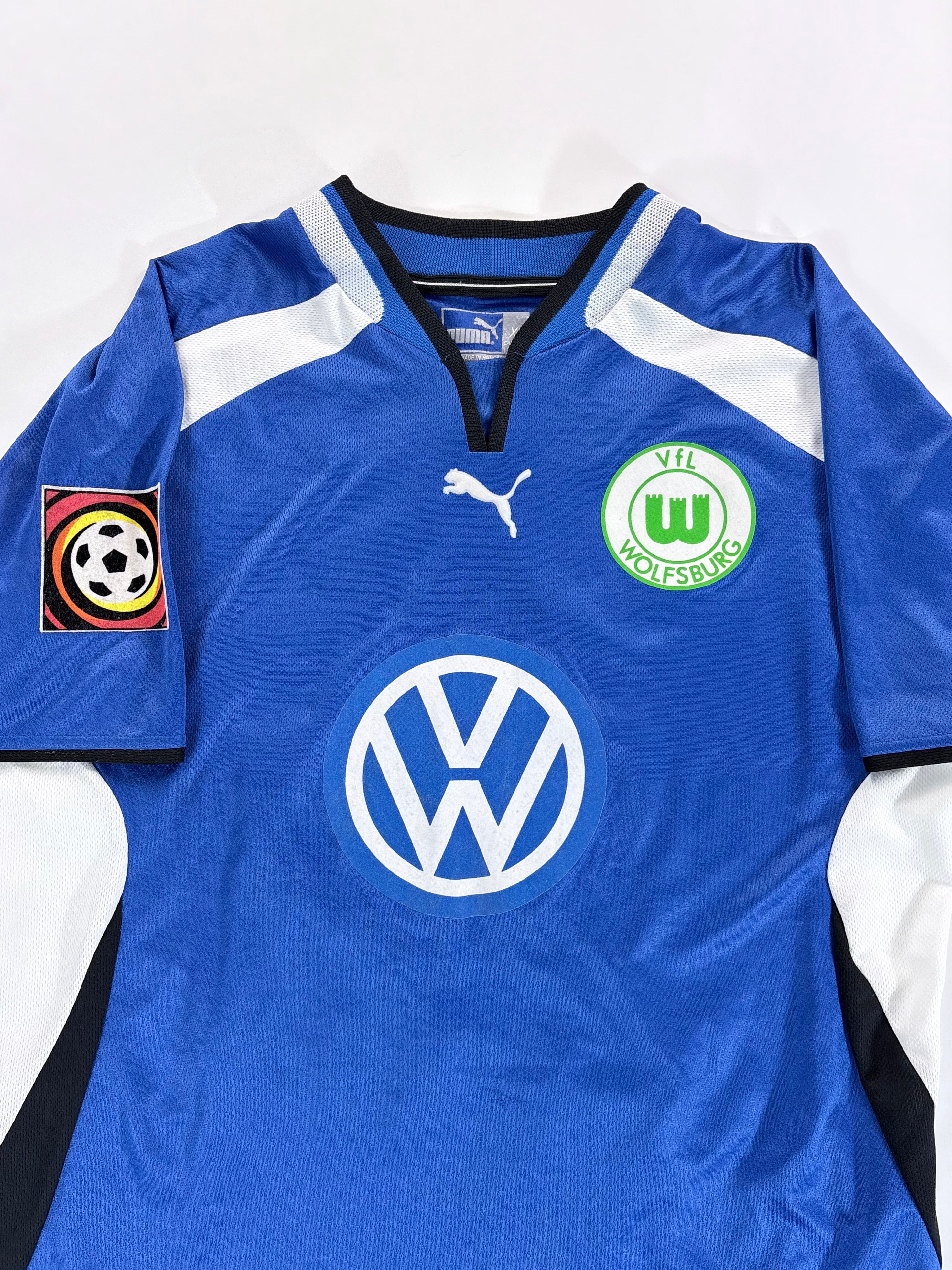VfL Wolfsburg Heimtrikot 2000/2001 - #19 Akpoborie - XL - Spielertrikot
