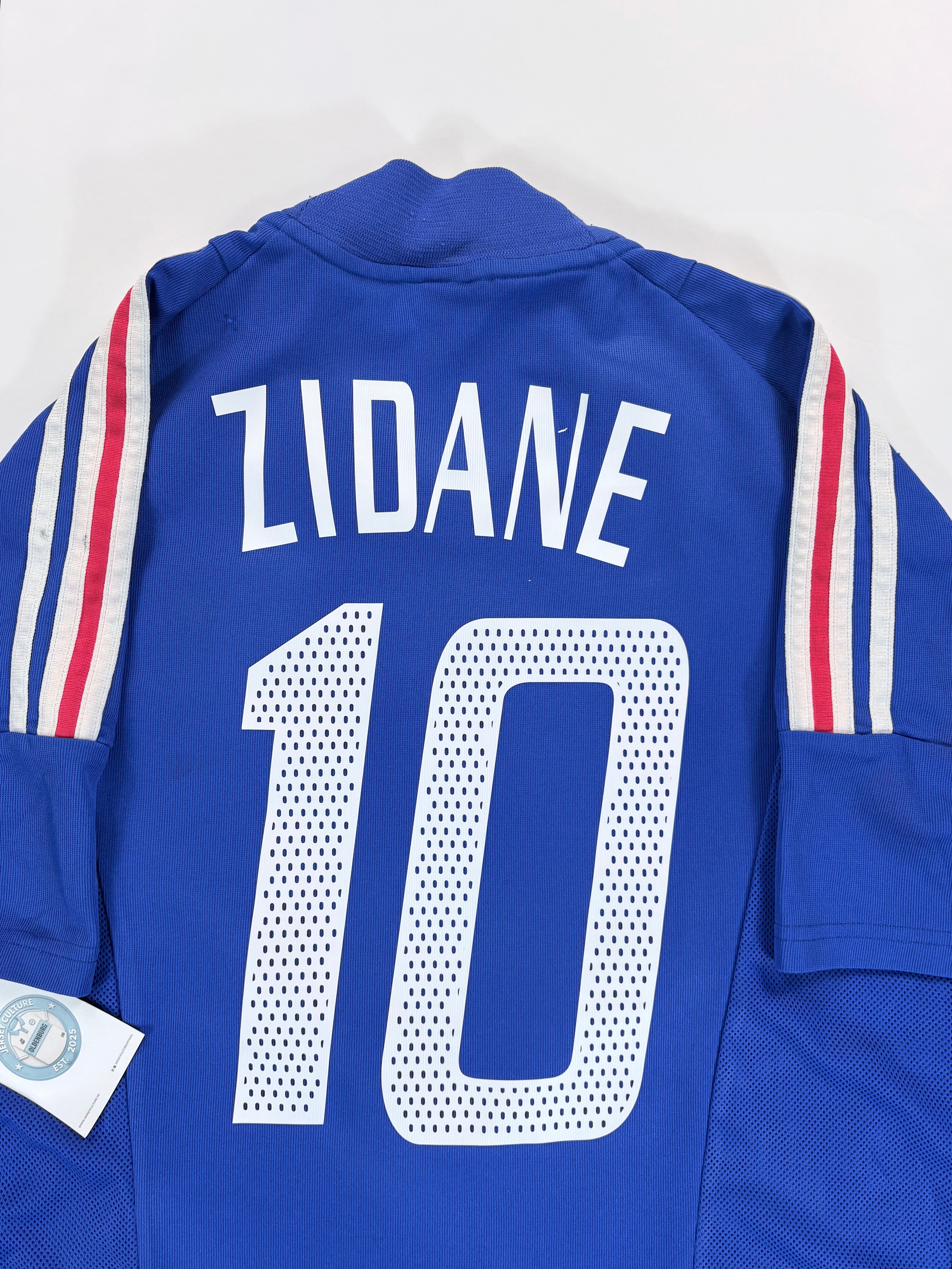 Frankreich Heimtrikot WM 2002 - #10 Zidane - L