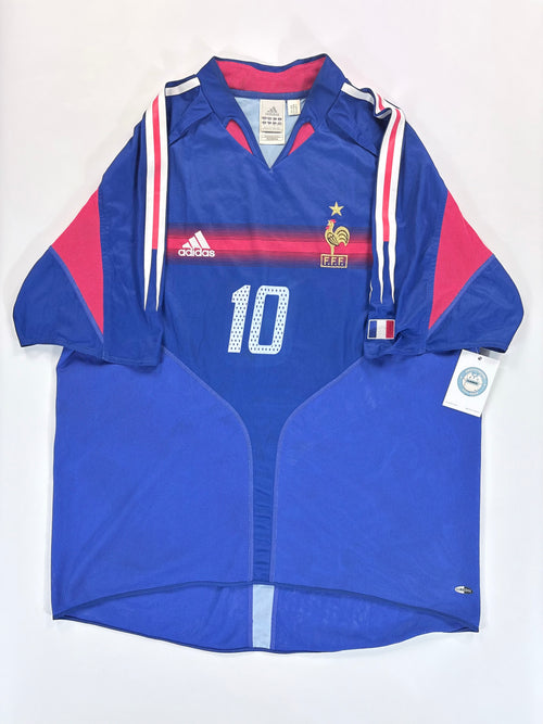 Frankreich Heimtrikot EM 2004 - #10 Zidane - XL