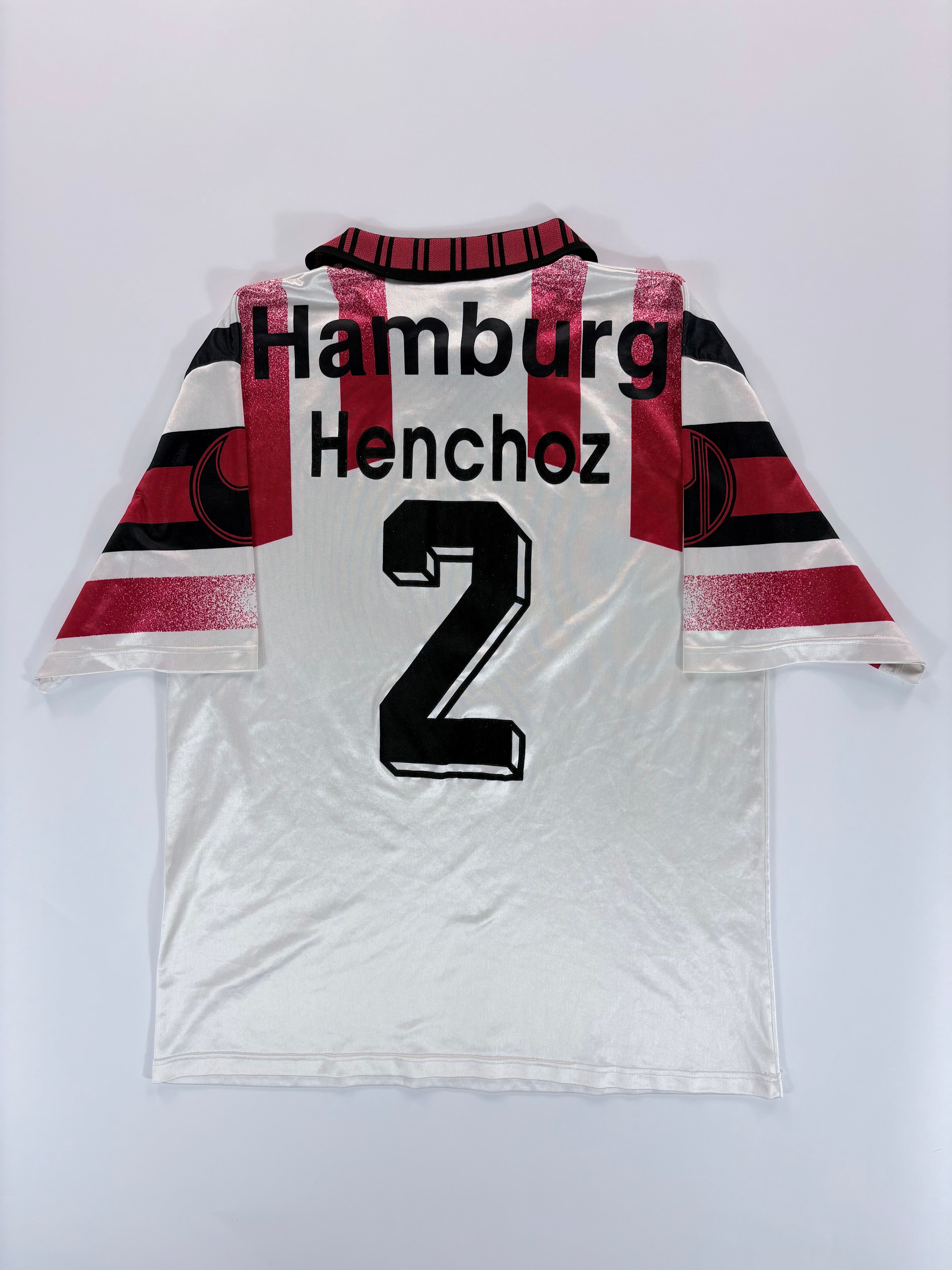 Hamburger SV Heimtrikot 1995/1996 - #2 Henchoz - XL - Matchworn