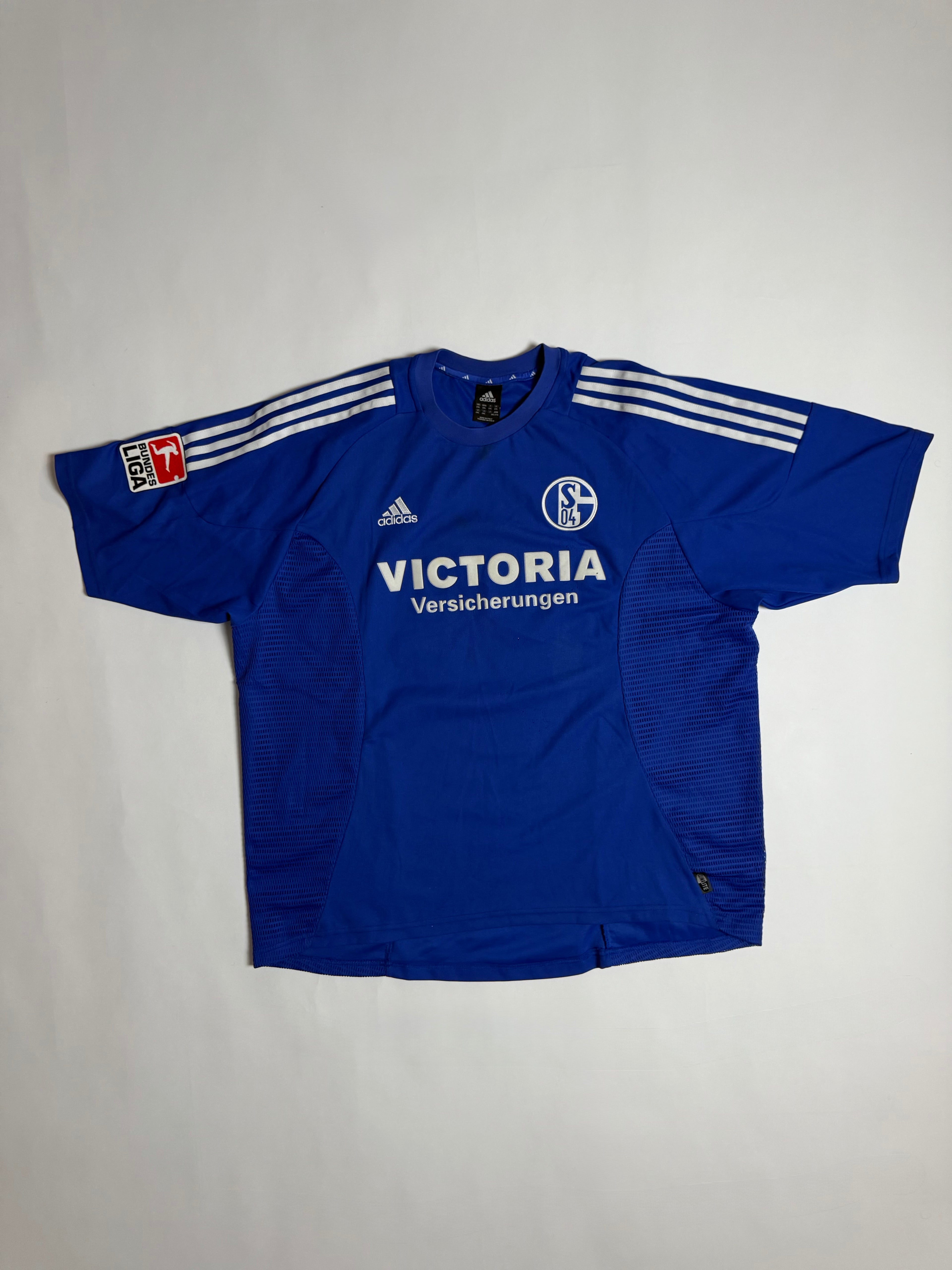 Schalke 04 Heimtrikot 02/03 - #11 Sand - XXL