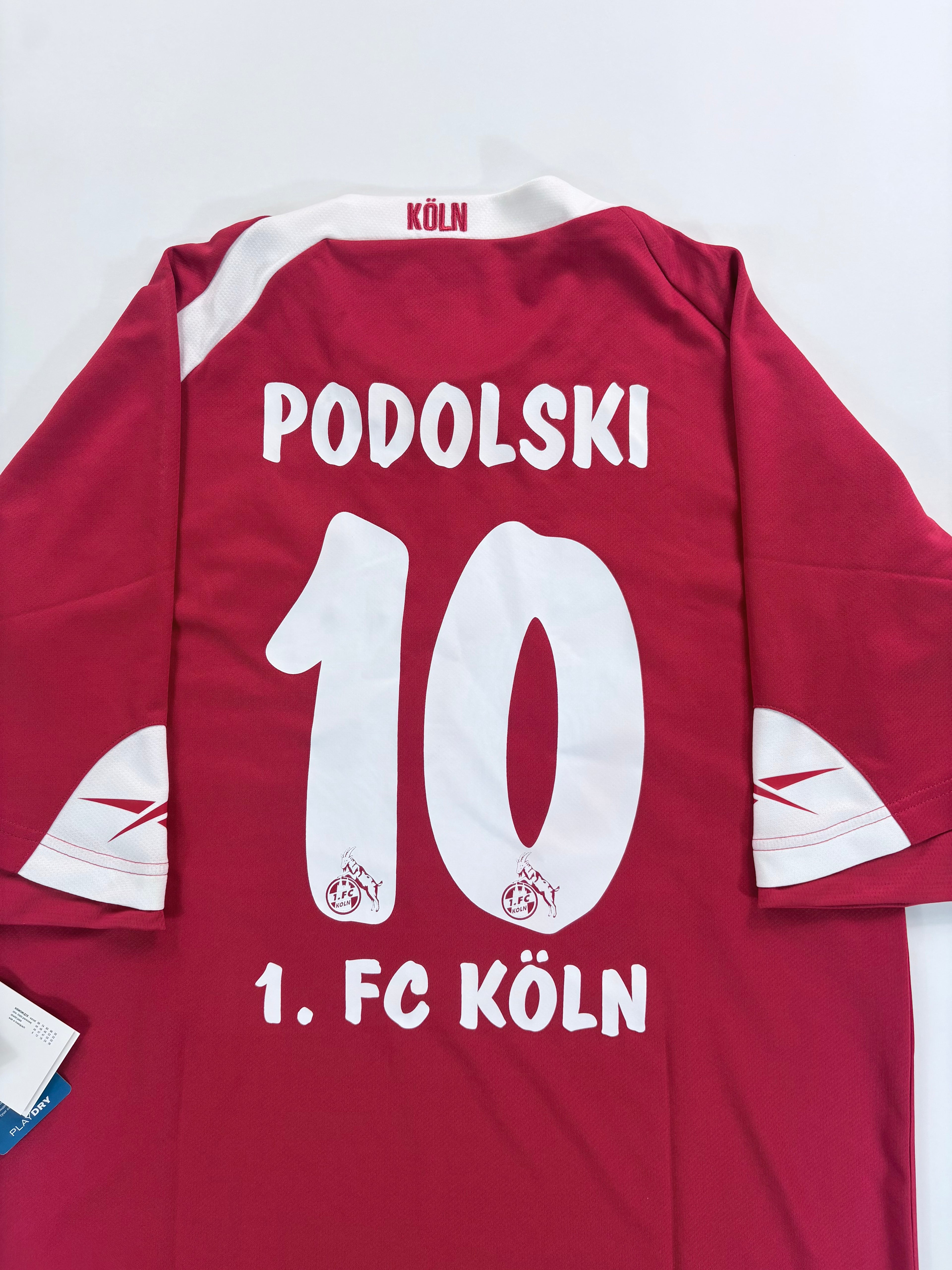 1. FC Köln Heimtrikot 2009/2010 - #10 Podolski - M - mit Etikett!