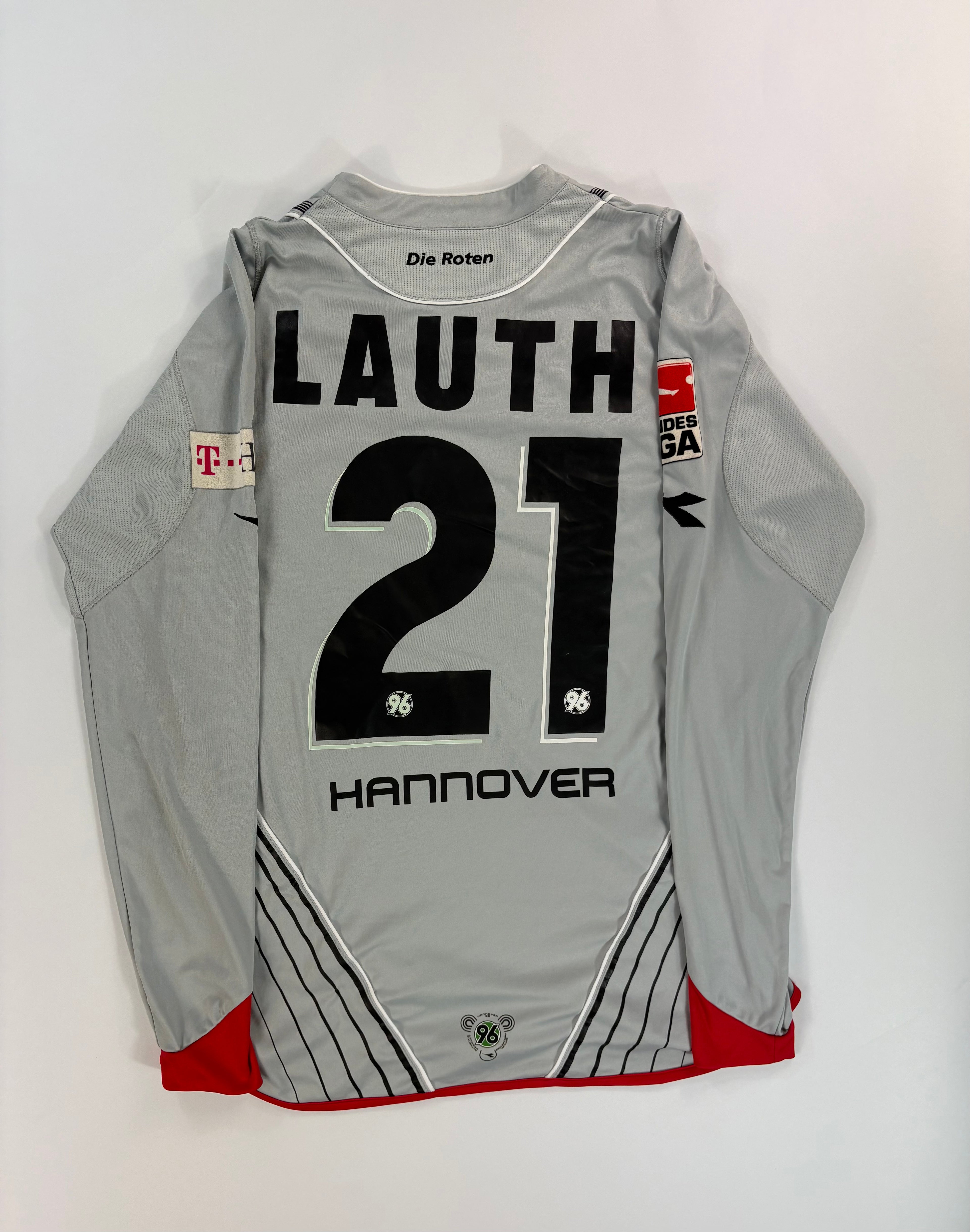 Hannover 96 Auswärtstrikot 2007/2008 - #21 Lauth - L - Matchprepared