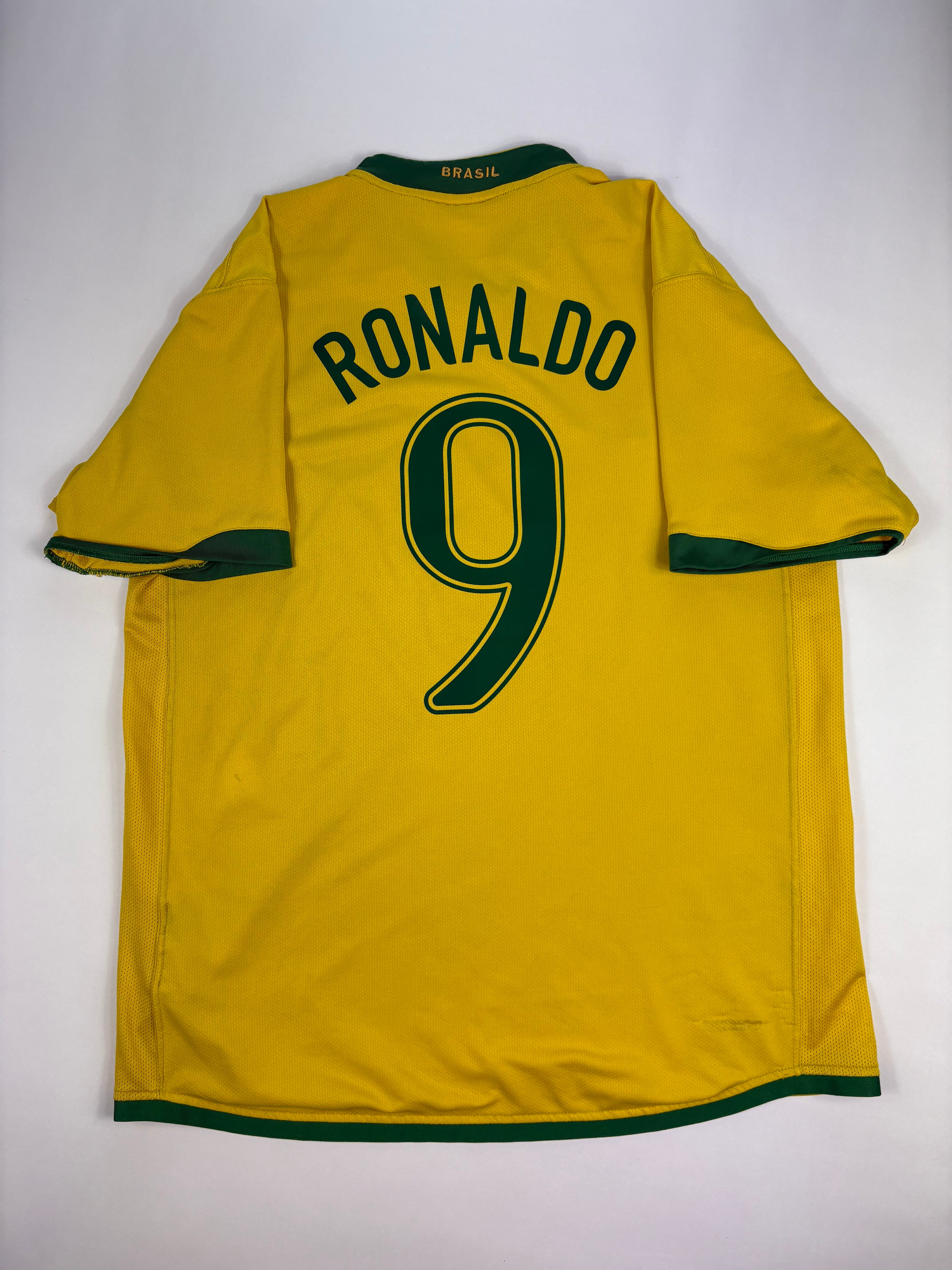 Brasilien Heimtrikot WM 2006 - #9 Ronaldo - L