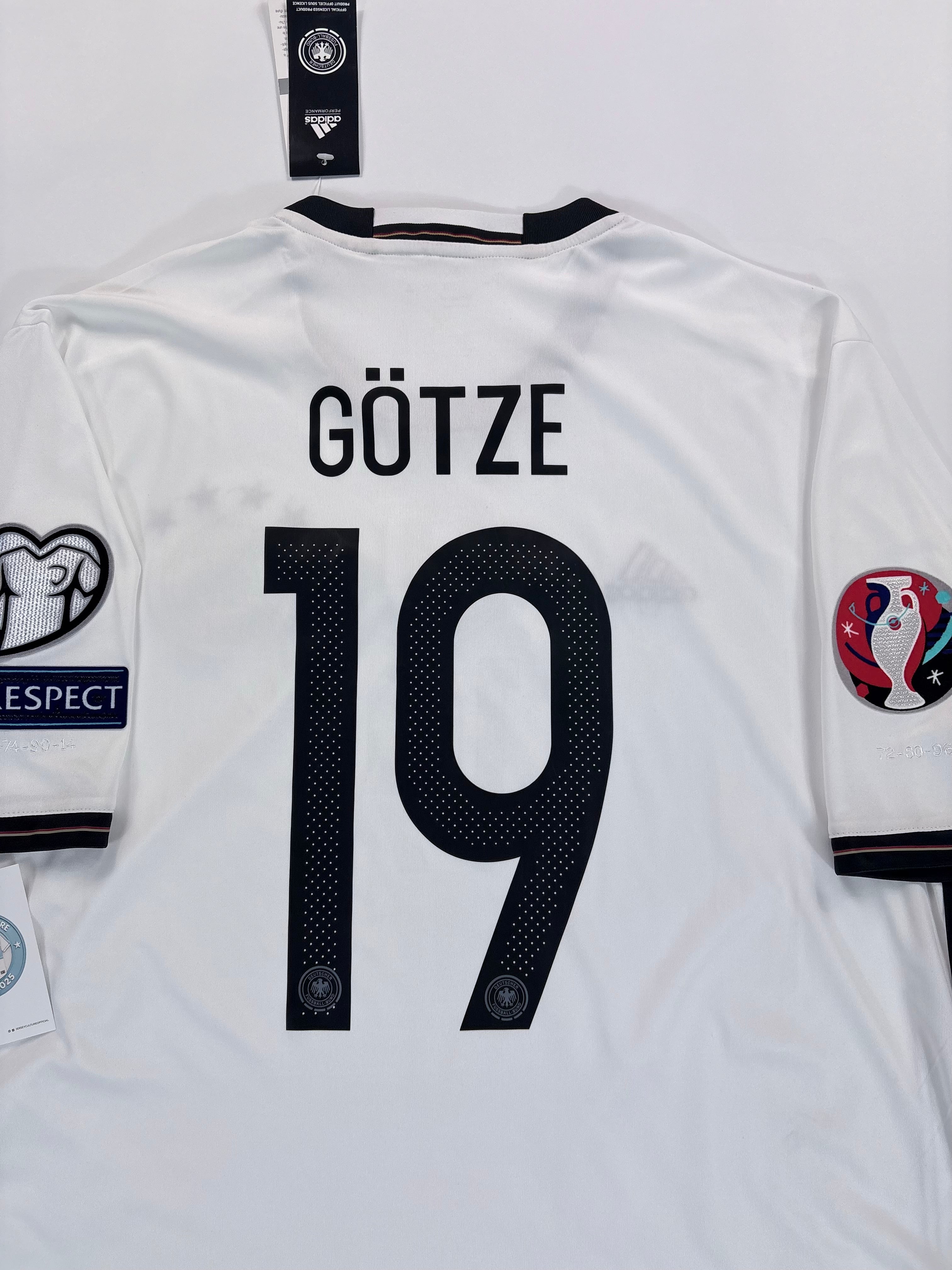 Deutschland Heimtrikot EM 2016 - #19 Götze - L - NEU!
