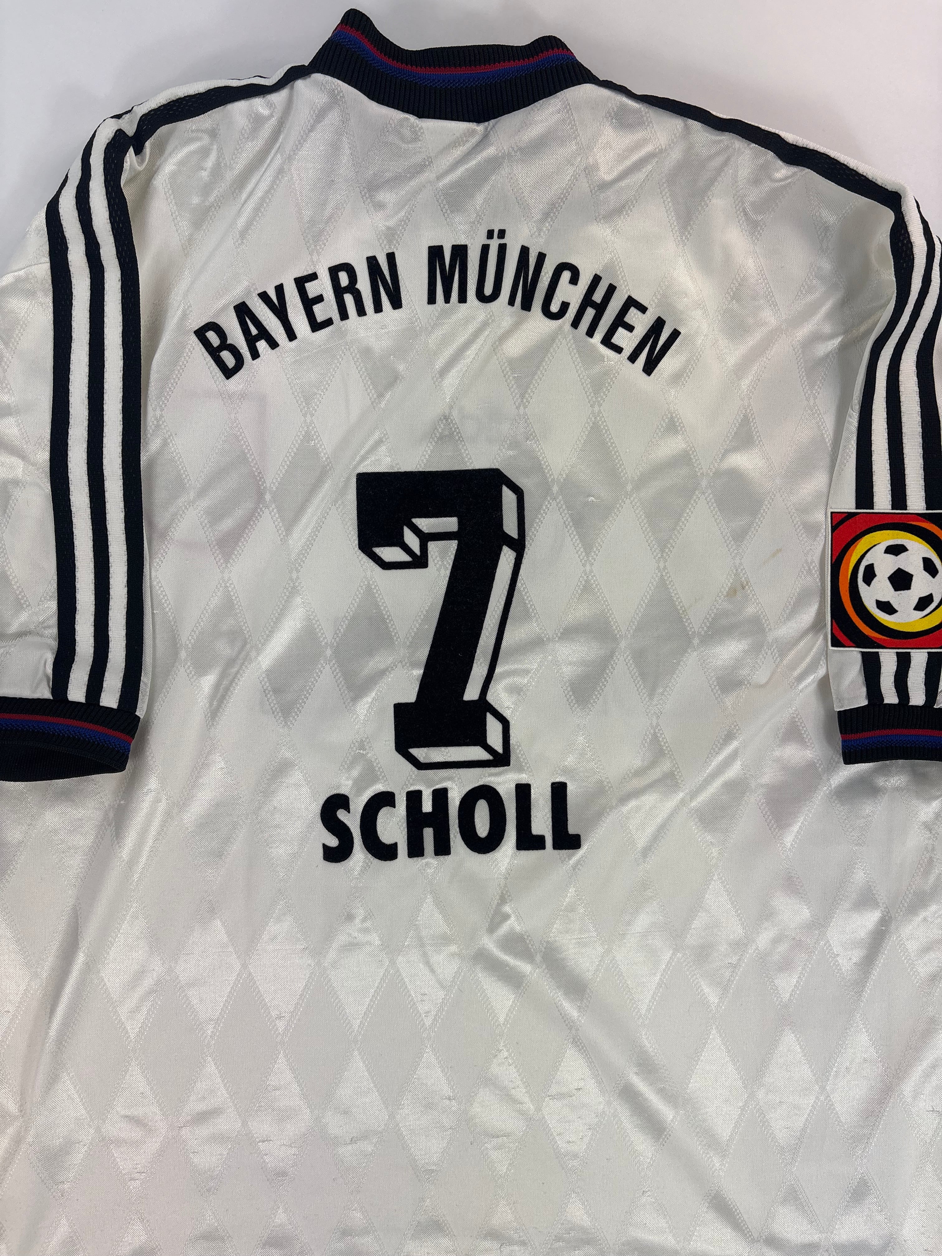 Bayern München Auswärtstrikot 1996/1997  - #7 Scholl - XXL
