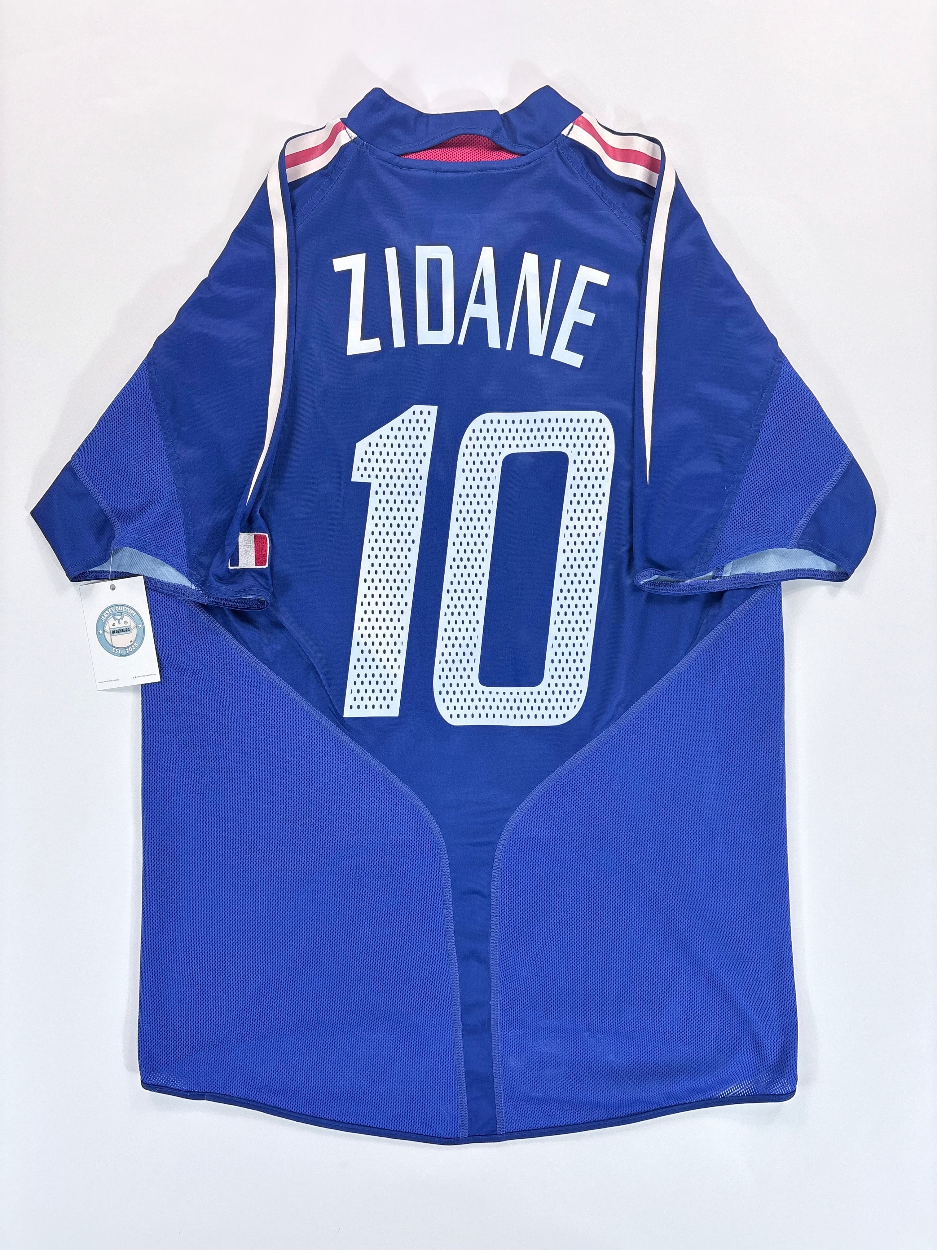Frankreich Heimtrikot EM 2004 - #10 Zidane - M