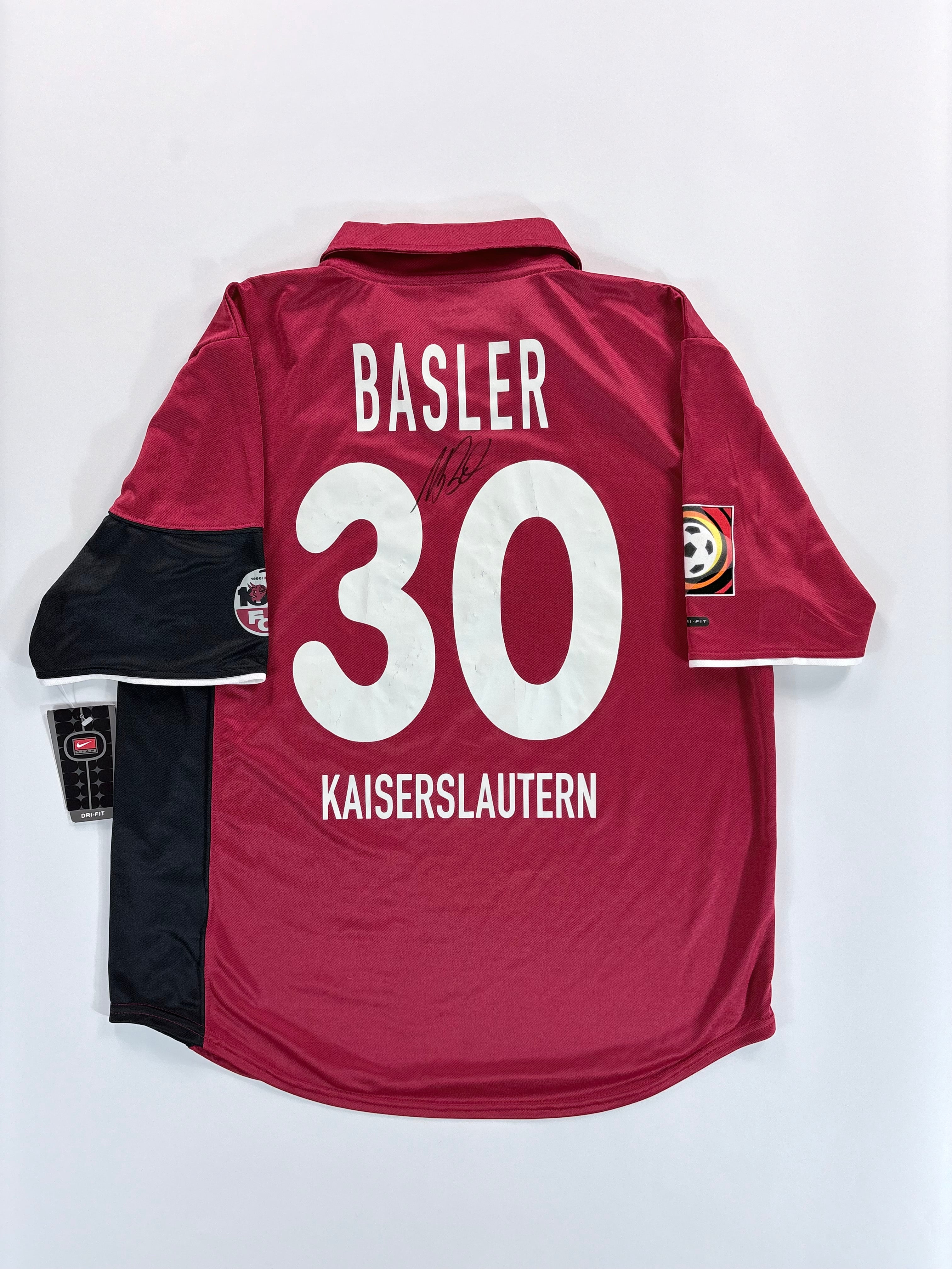 1. FC Kaiserslautern Heimtrikot 2000/2001 - #30 Basler - L - Mit Etikett!