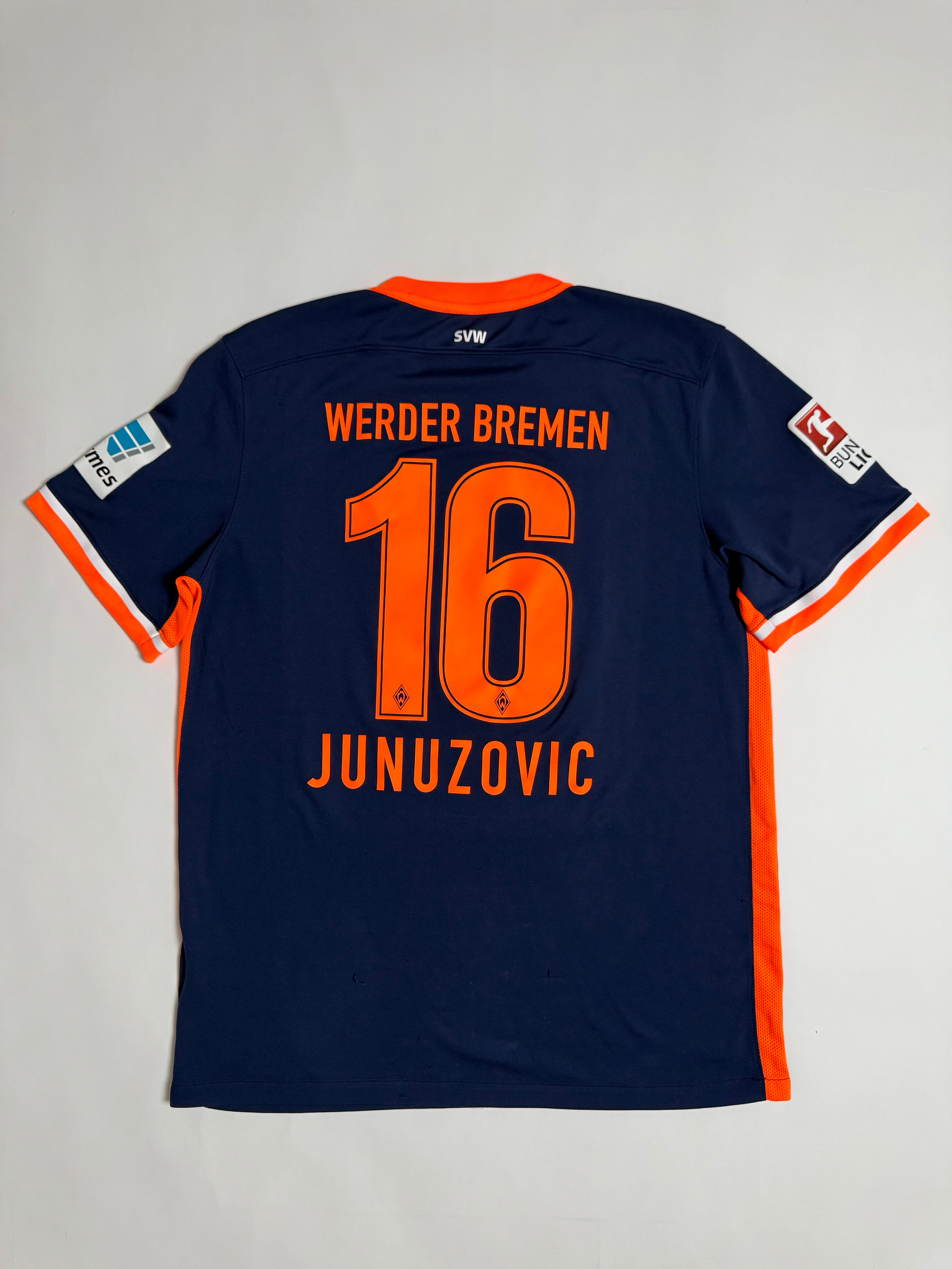 Werder Bremen Auswärtstrikot 15/16 - #16 Junuzovic - L