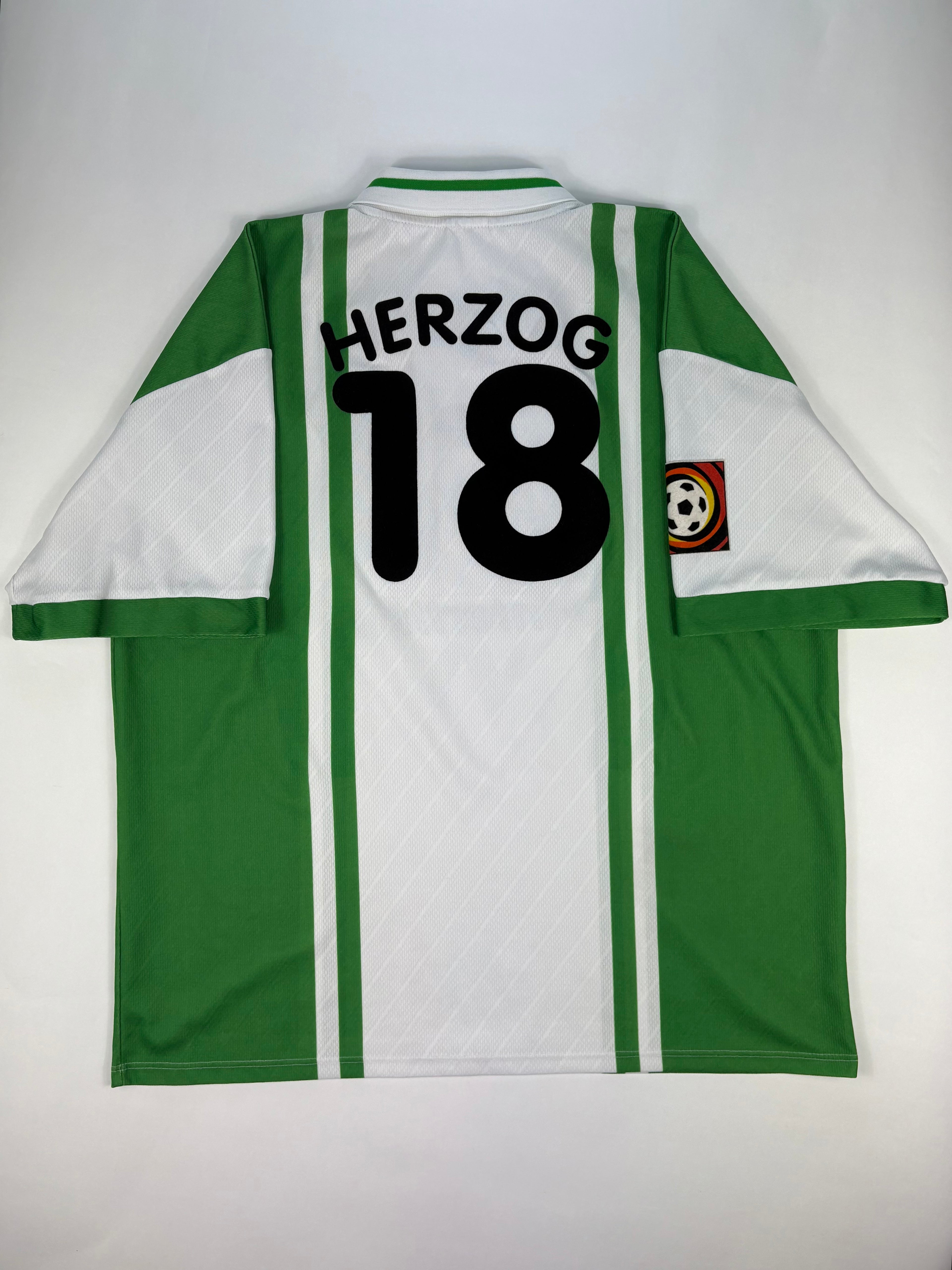 Werder Bremen Heimtrikot 1996/1997 - #18 Herzog - XL