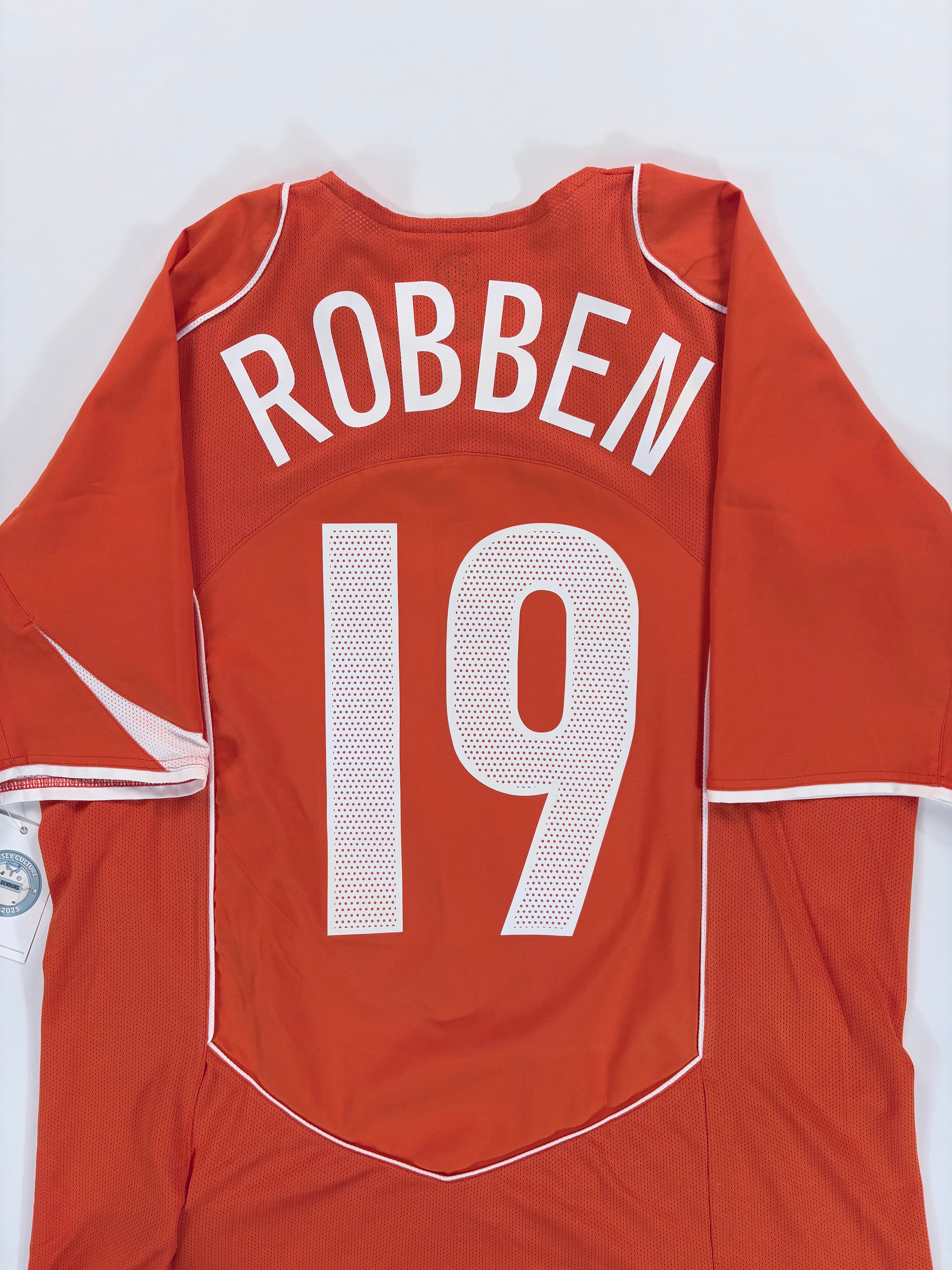Niederlande Heimtrikot EM 2004 - #19 Robben - L