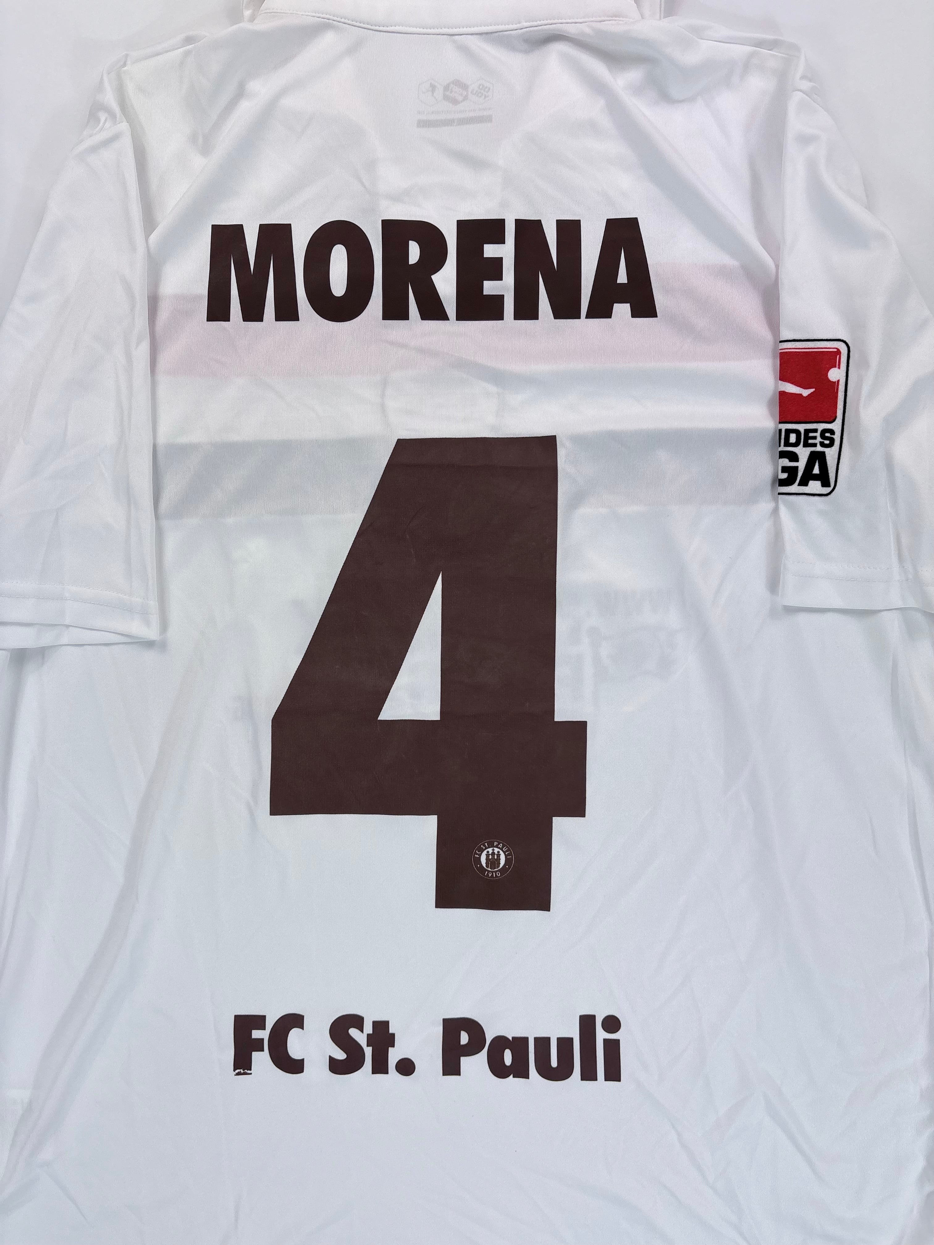 St. Pauli Auswärtstrikot 2009/2010 - #4 Morena - L - Matchworn