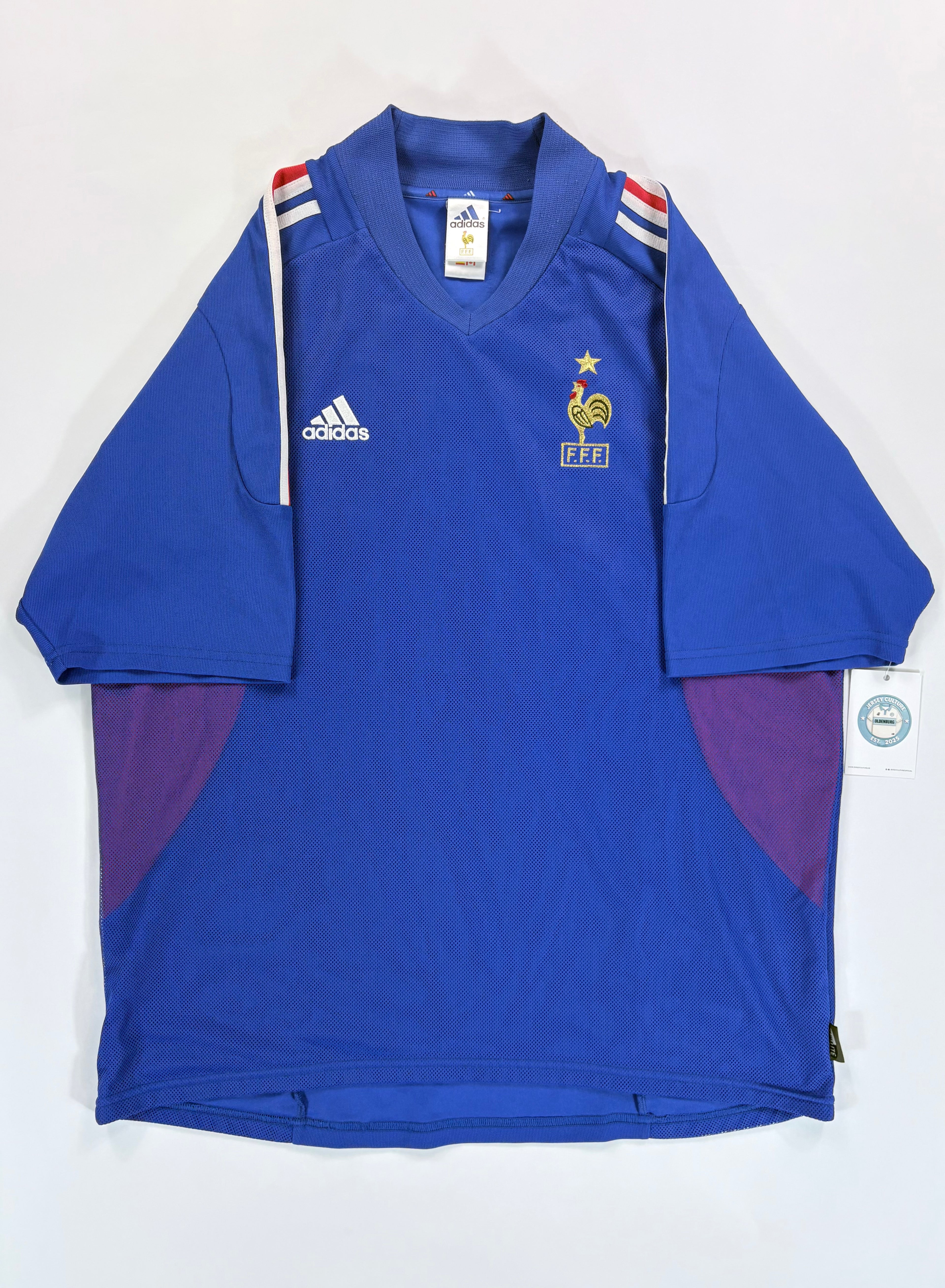 Frankreich Heimtrikot WM 2002 - #10 Zidane - XL