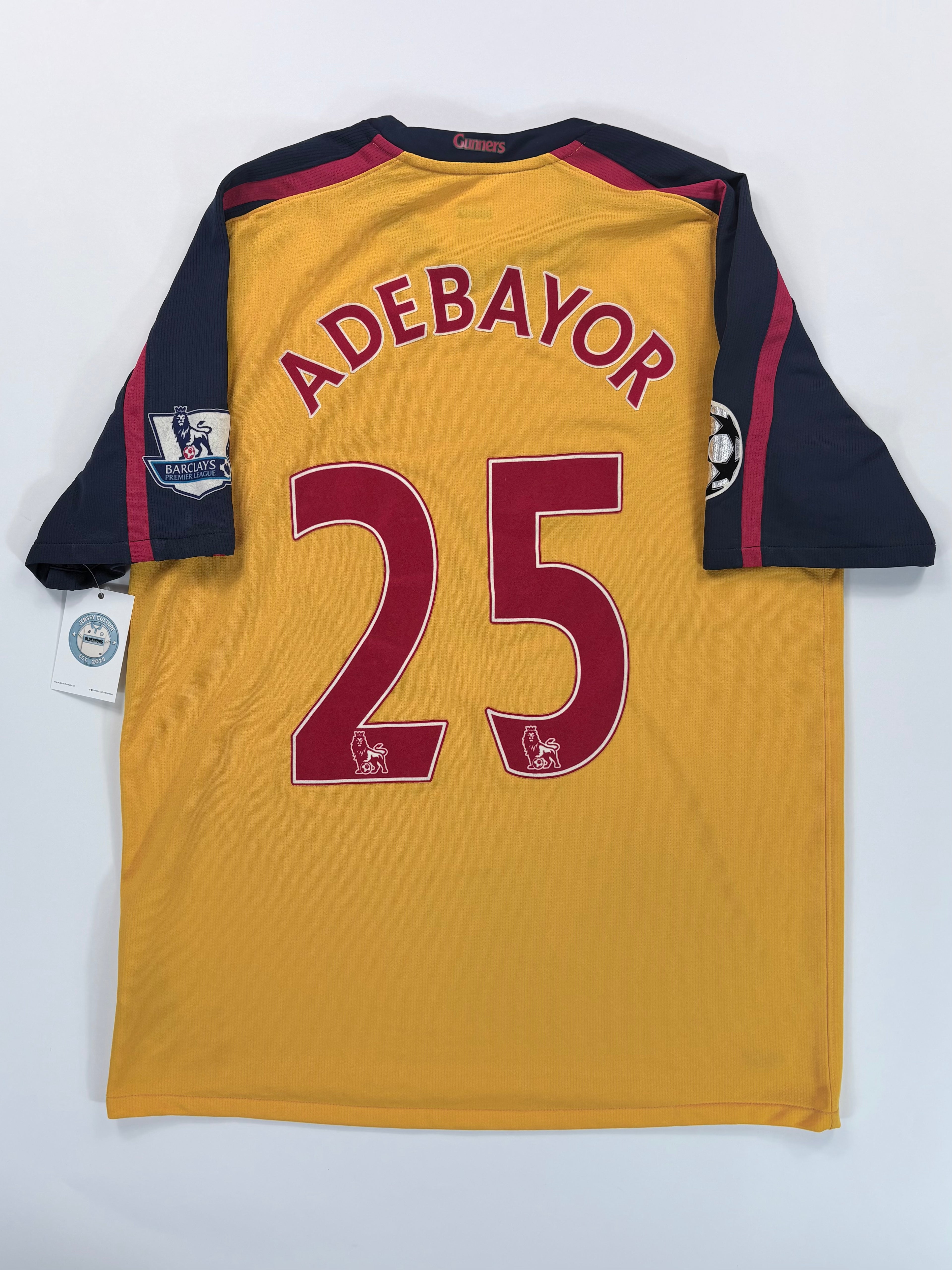 Arsenal Auswärtstrikot 2008/2009 - #25 Adebayor - L
