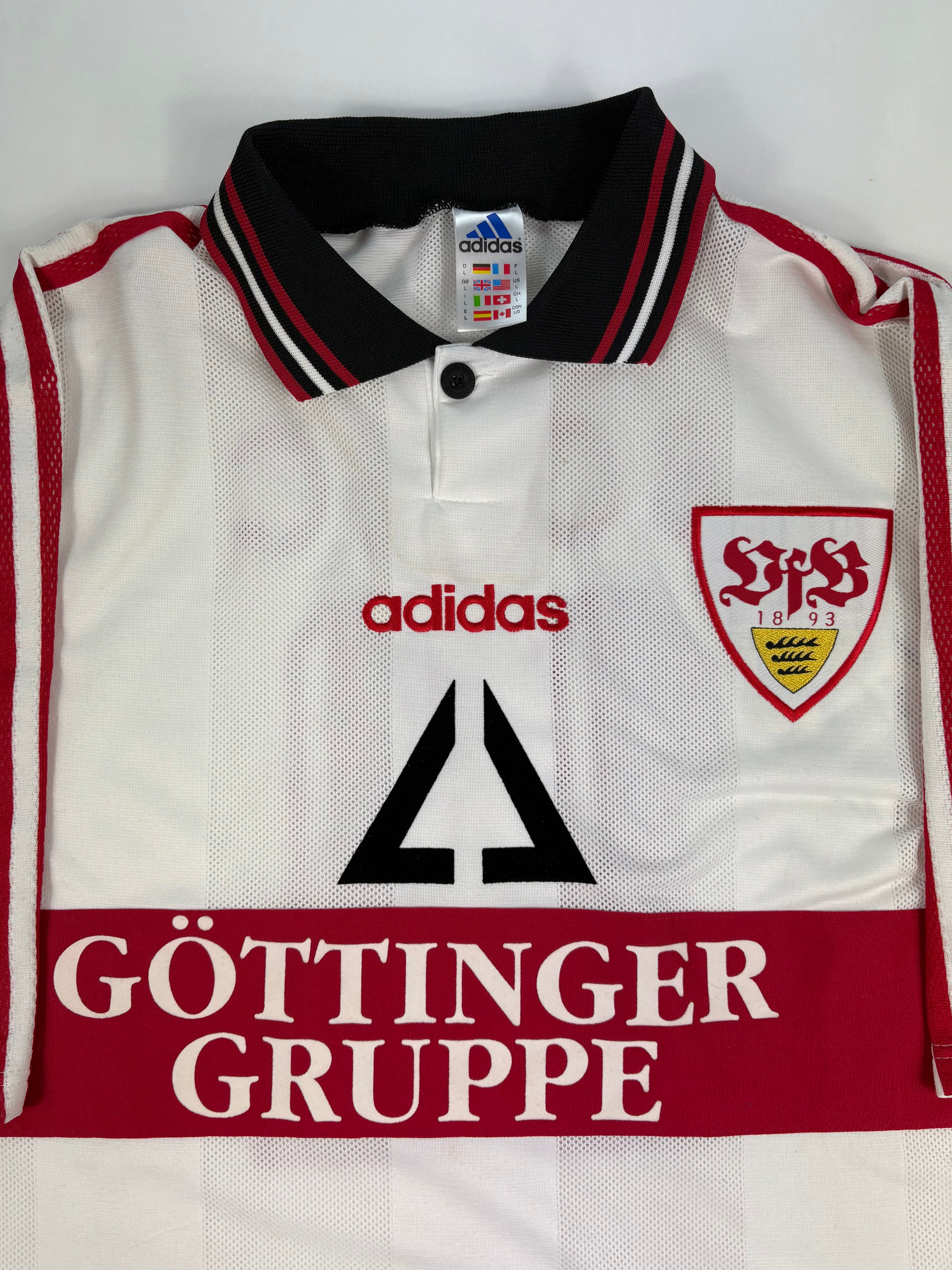 VfB Stuttgart Heimtrikot 1997/1998 - #11 Bobic - L