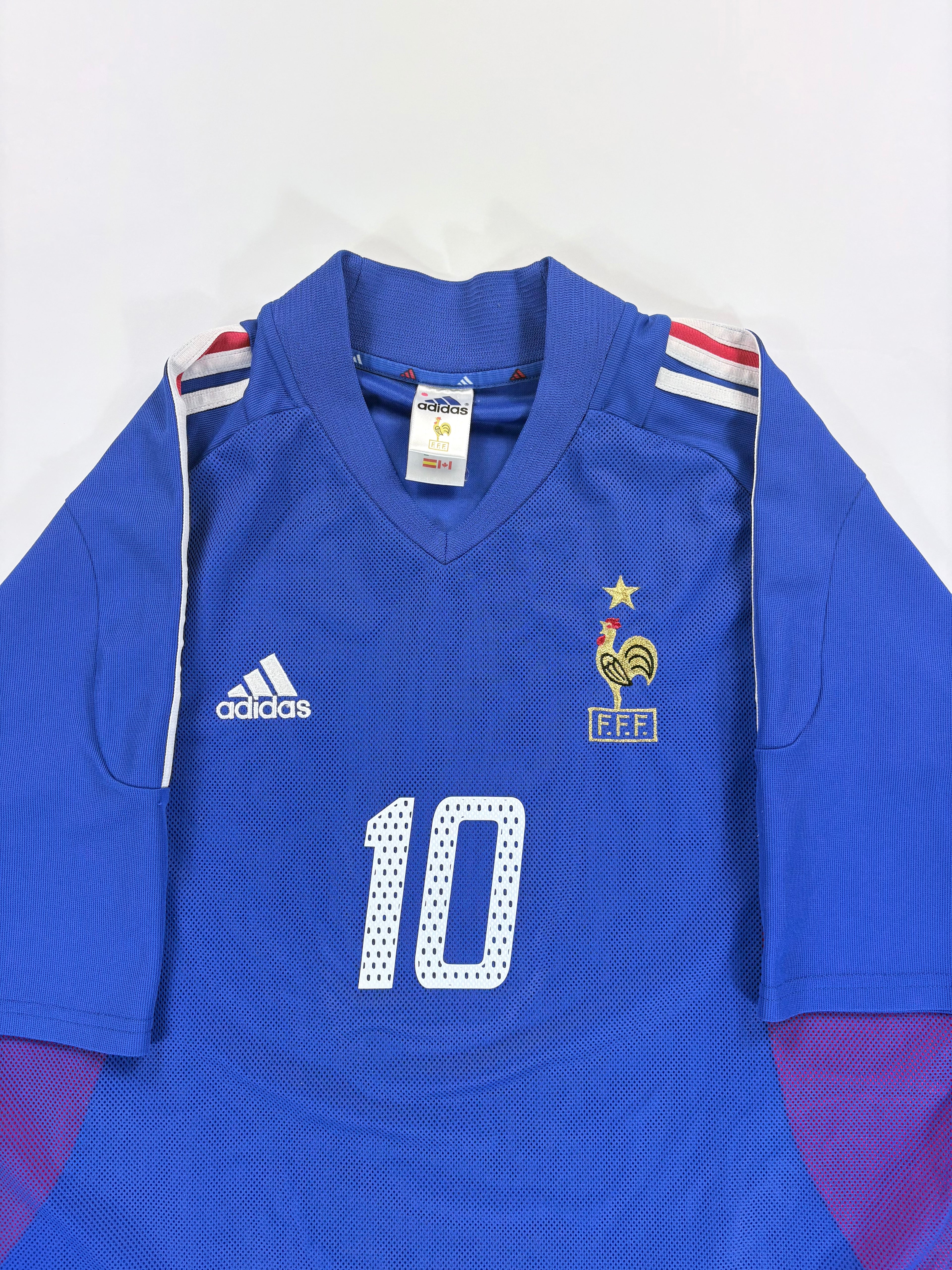Frankreich Heimtrikot WM 2002 - #10 Zidane - XL