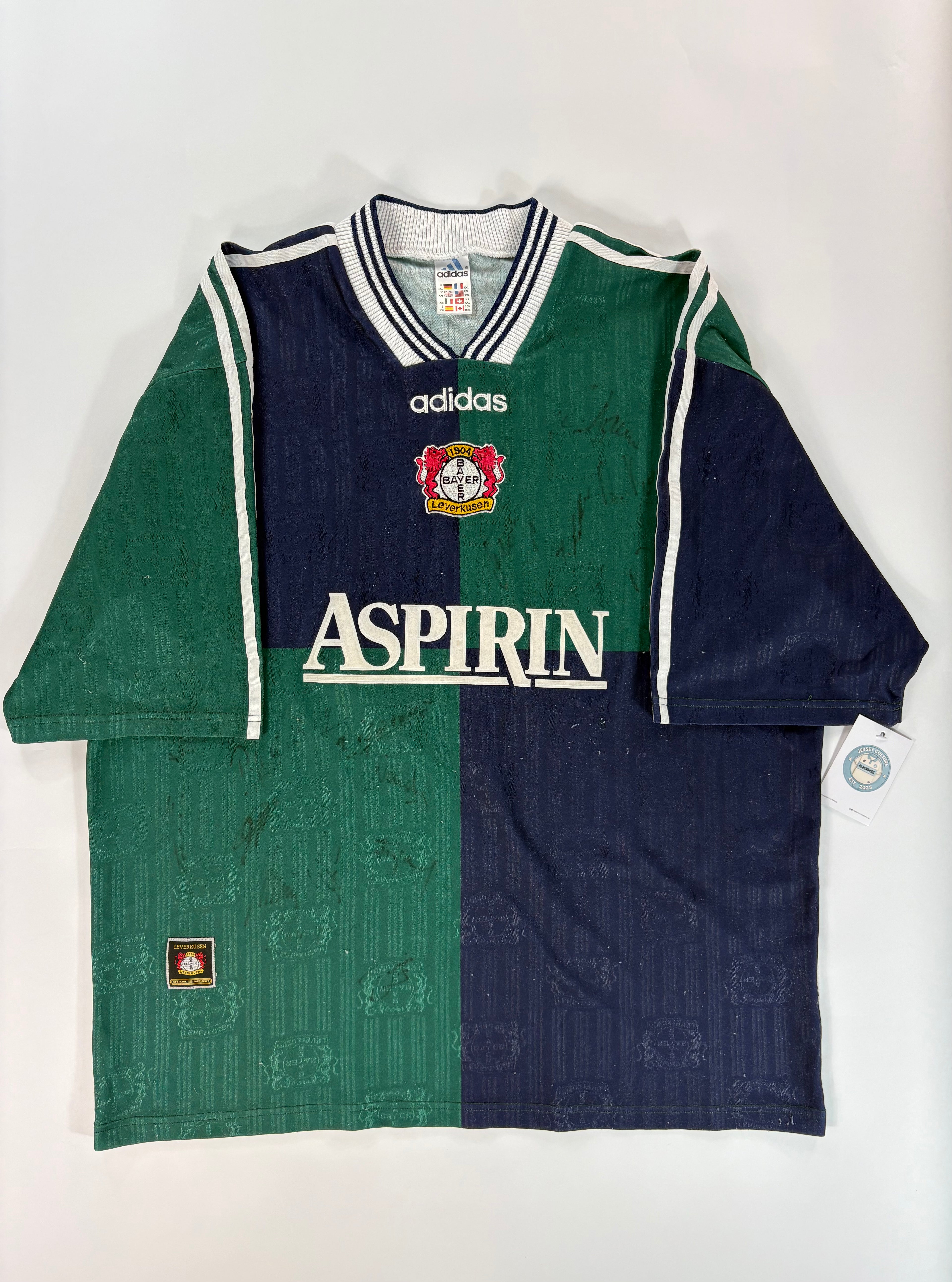 Bayer 04 Leverkusen Auswärtstrikot 1997/1998 - XXL