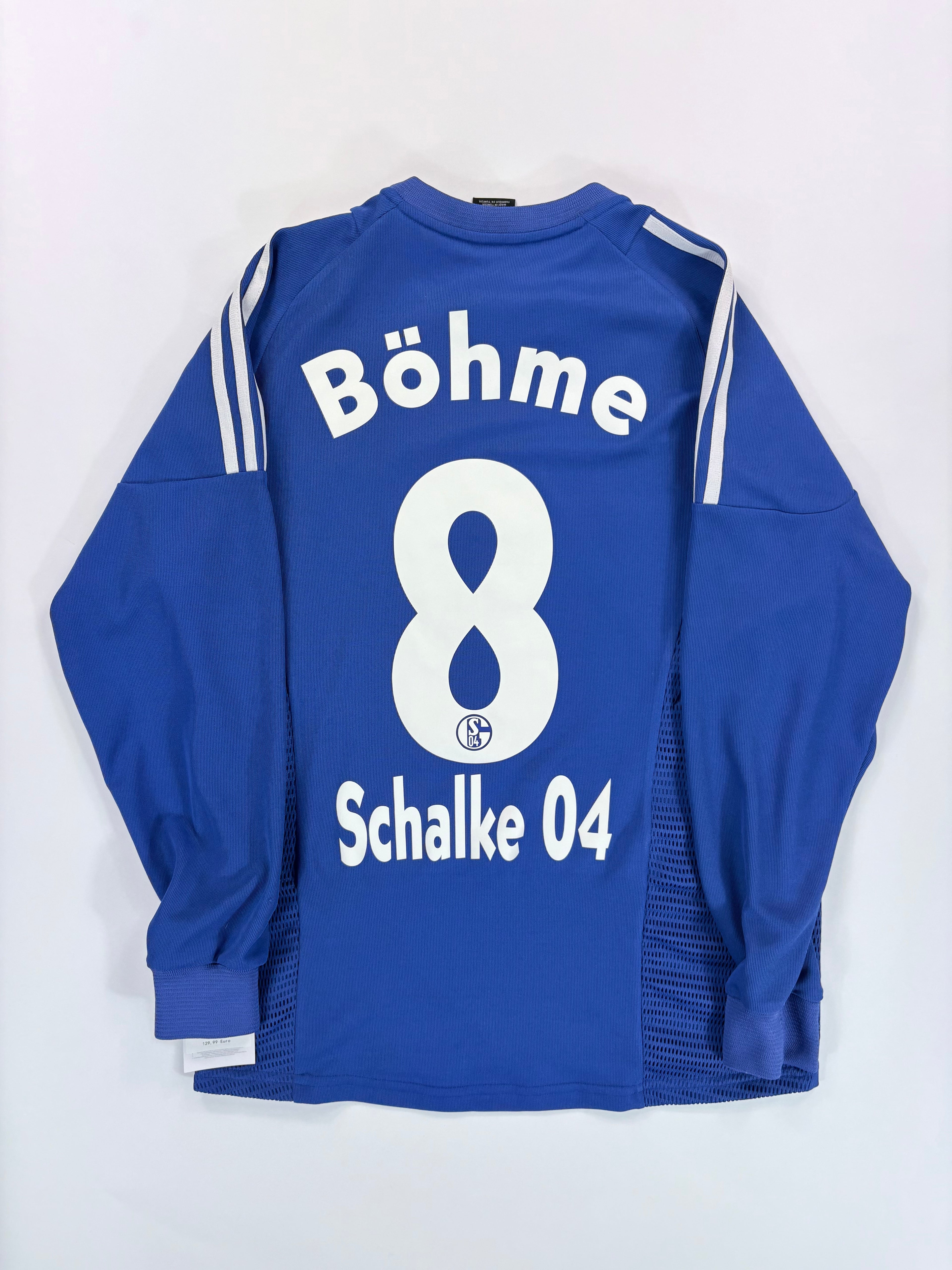 Schalke 04 Heimtrikot 2002/2003 - #8 Böhme - S
